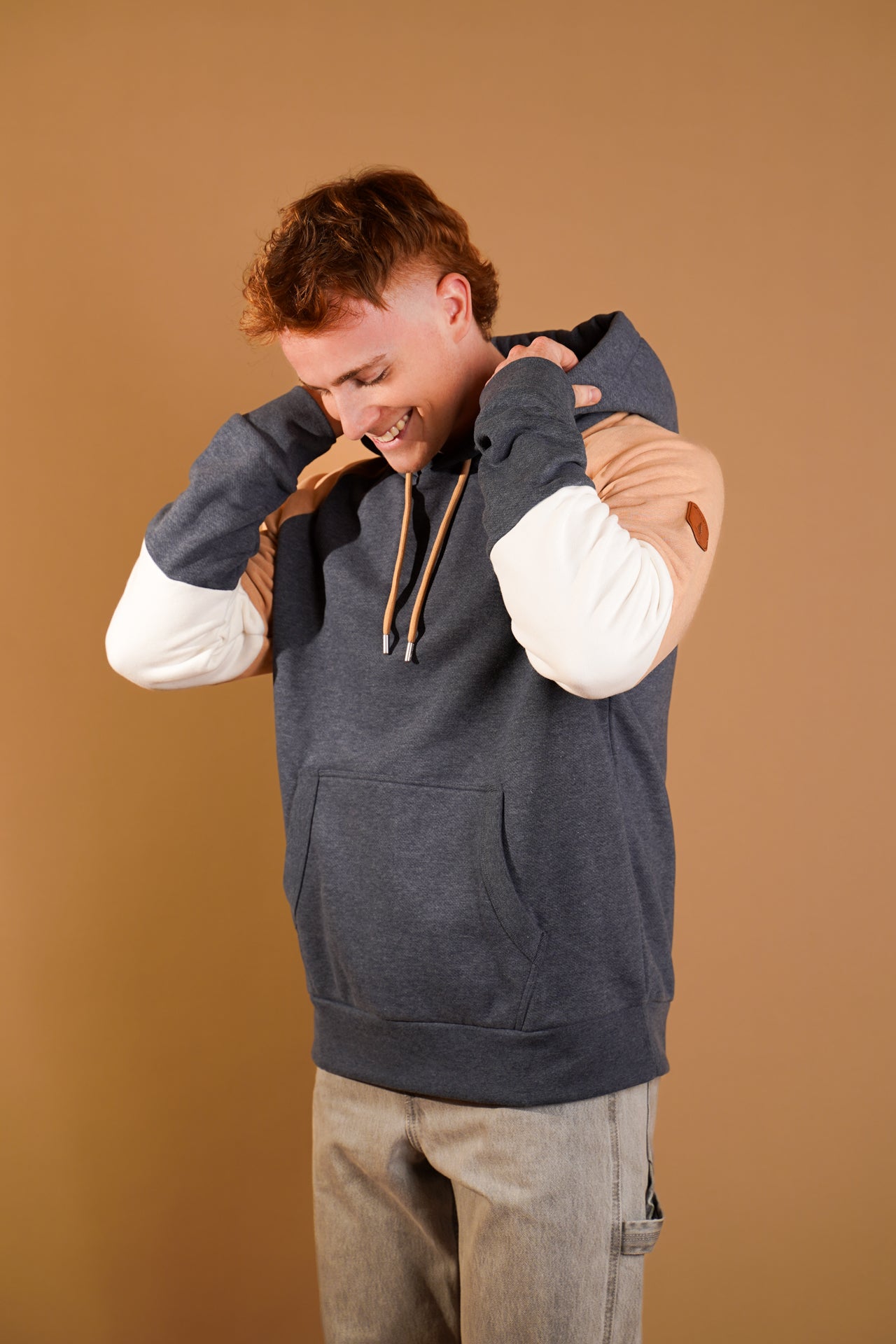 Lyric Navy Mix Hoodie - Stylish Unisex Pullover Sweatshirt for Men & Women | Perfect for Casual Wear, Gym, and Outdoor Activities