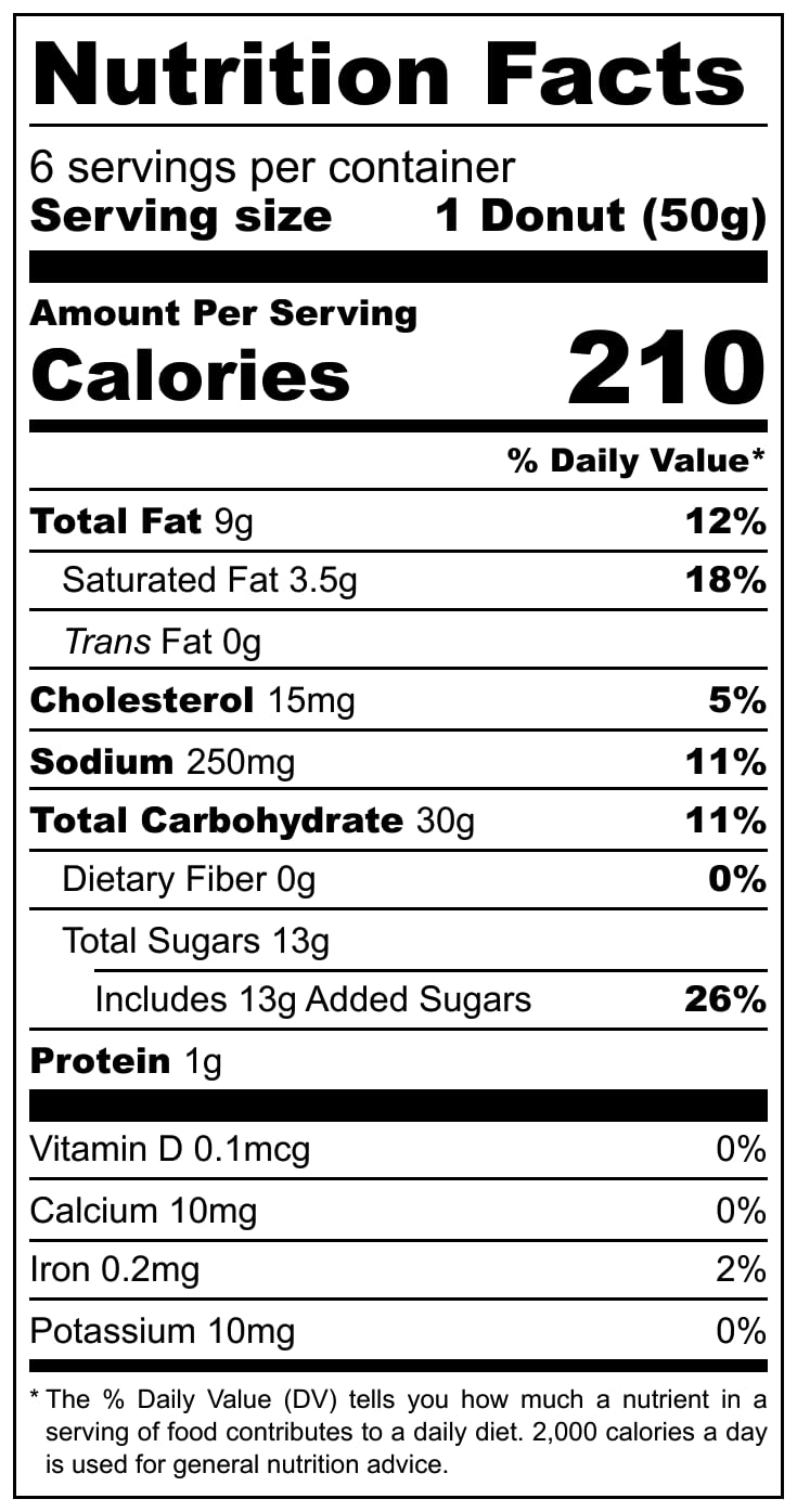 Katz Gluten Free Cinnamon Donuts - 36 Count (6 Packs of 6) | Dairy Free, Nut Free, Soy Free, Kosher Certified | Perfect for Breakfast, Snacks & Special Diets