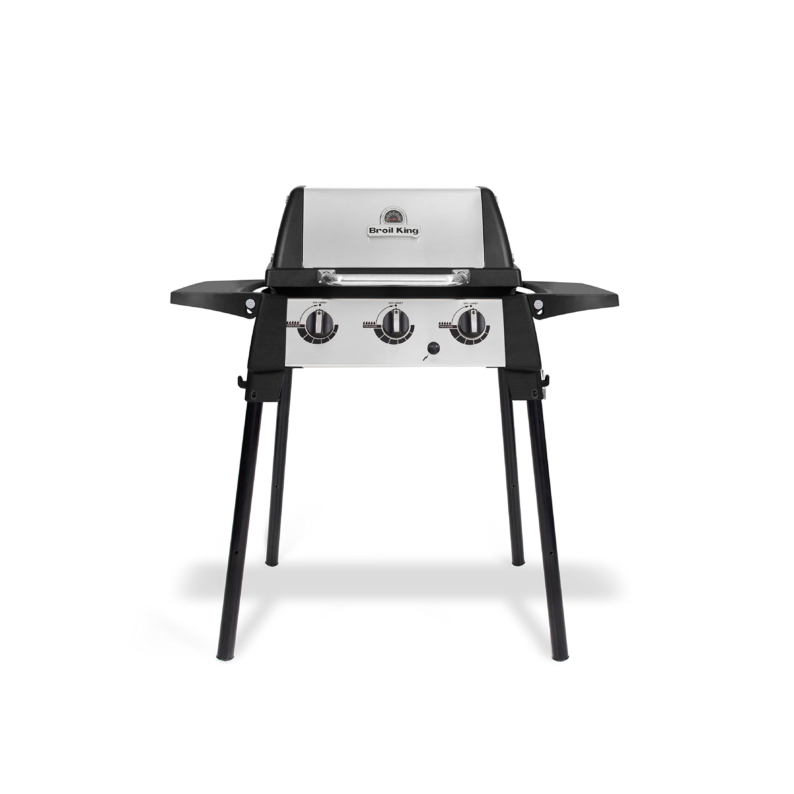 Broil King Porta-Chef 320 Portable Propane Gas Grill - Compact 3-Burner Tabletop BBQ for Camping, Tailgating & Outdoor Cooking