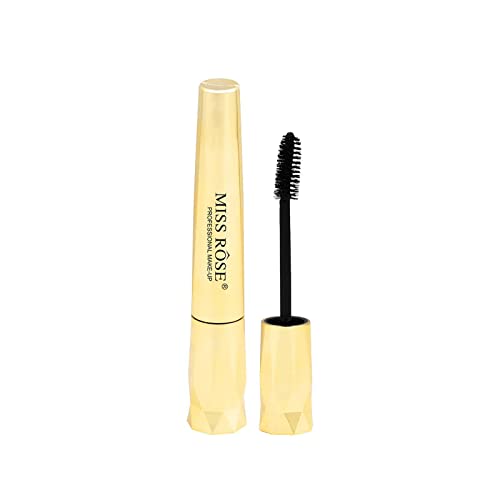 Golden Tube Mascara - Natural Curling, Thickening, Waterproof & Smudge-Proof Long Lasting Mascara with Eyeliner (Black) - Perfect for Everyday Wear, Date Night & Special Occasions