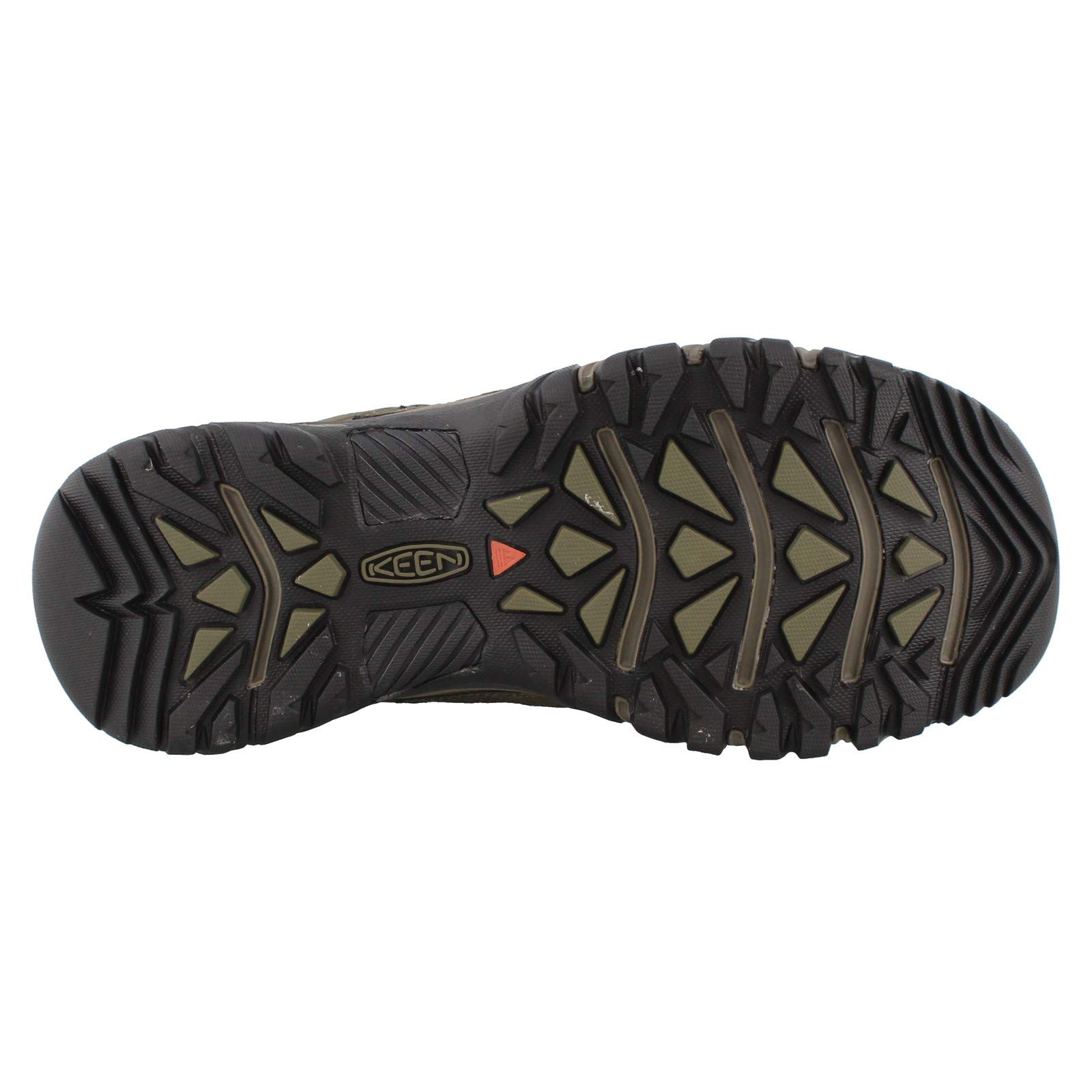 KEEN Men's Targhee Vent Mid Height Breathable Hiking Boots - Waterproof Outdoor Shoes for Trail Walking, Camping & Mountain Trekking - Lightweight Comfortable Footwear for Men