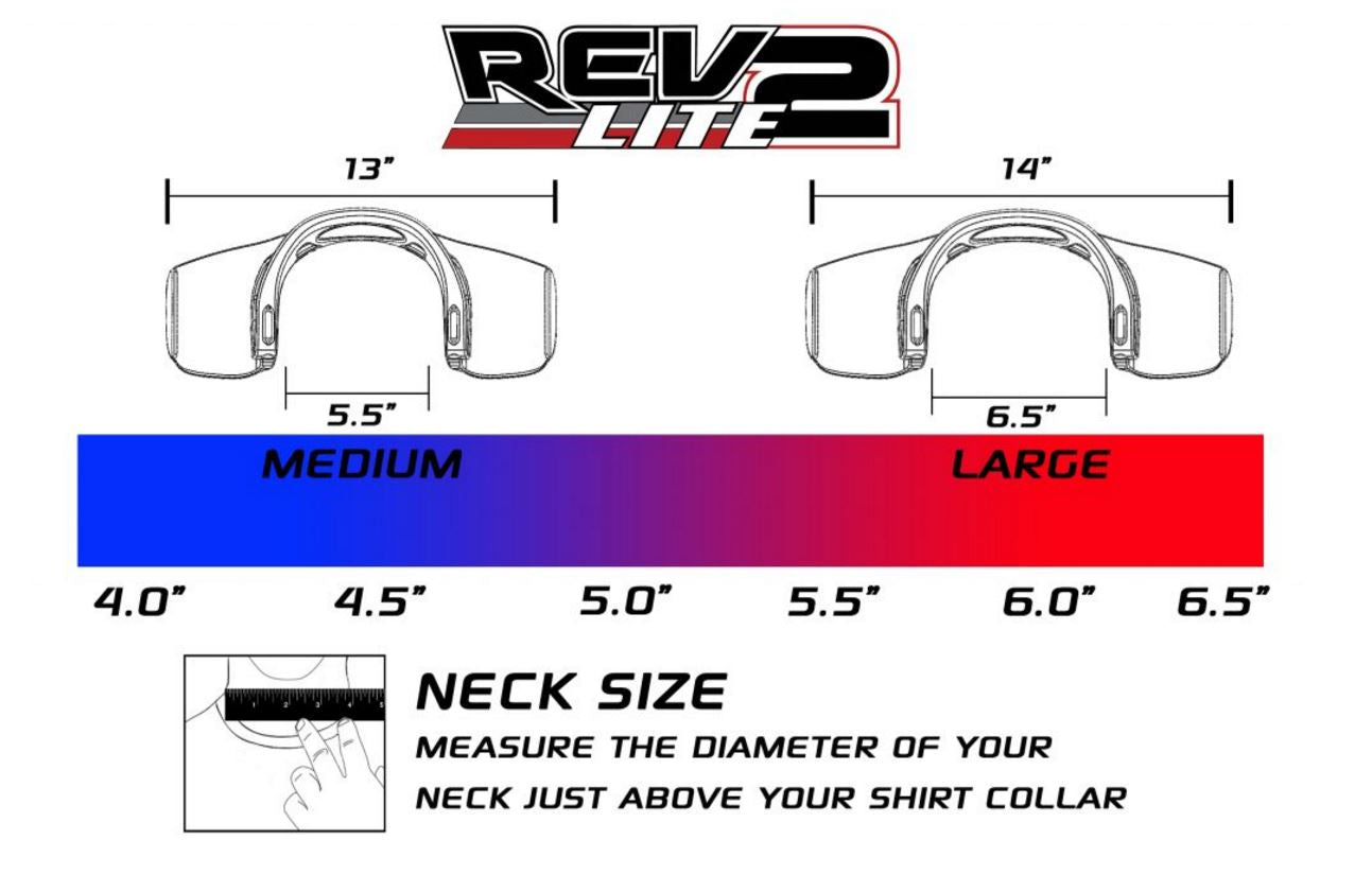 Necks Gen REV2 Lite Head & Neck Restraint with Helmet Posts - SFI 38.1 Certified for Racing Safety - Perfect for Motorsports, Track Days & High-Speed Driving