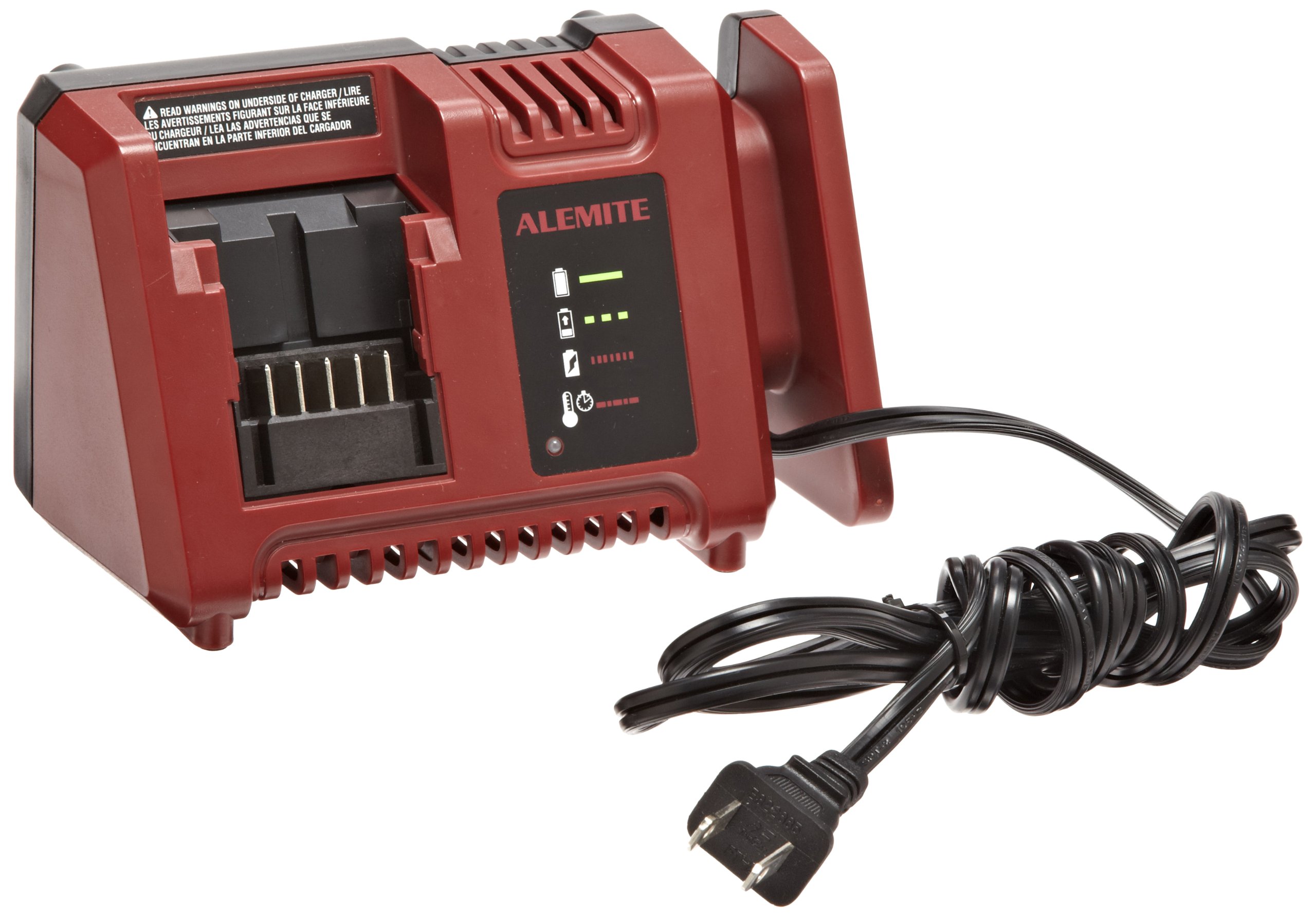 Alemite 343152 595 18V Lithium-Ion Battery Charger - Fast Charging for Power Tools - Perfect for Construction, DIY Projects & Home Repairs