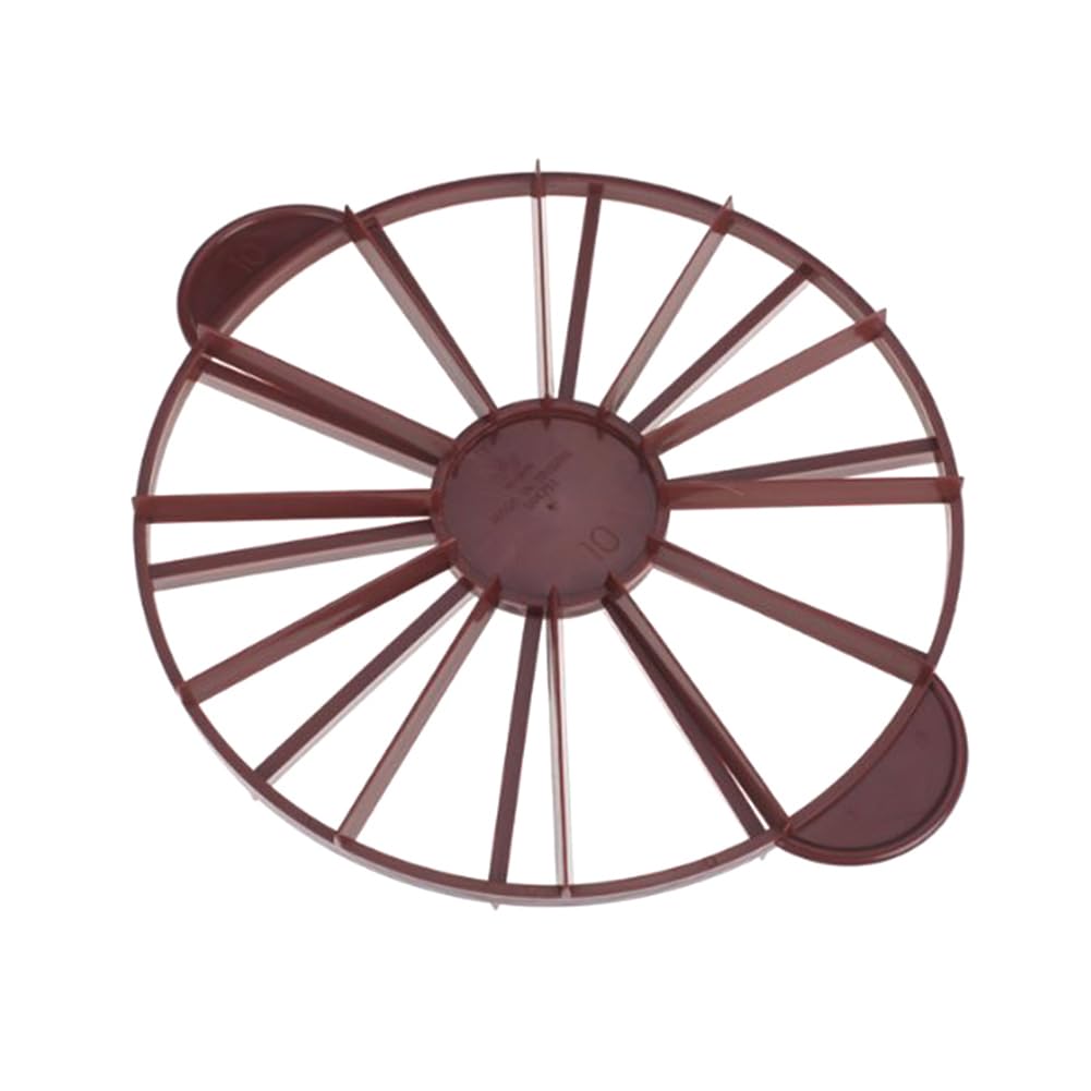 Adjustable Double-Sided Cake Divider & Portion Marker - 10/12 Slices, Round Cake Slicer, Bread Slicer & Leveler for Professional Baking | Perfect for Wedding Cakes, Birthday Parties & Pastry Shops