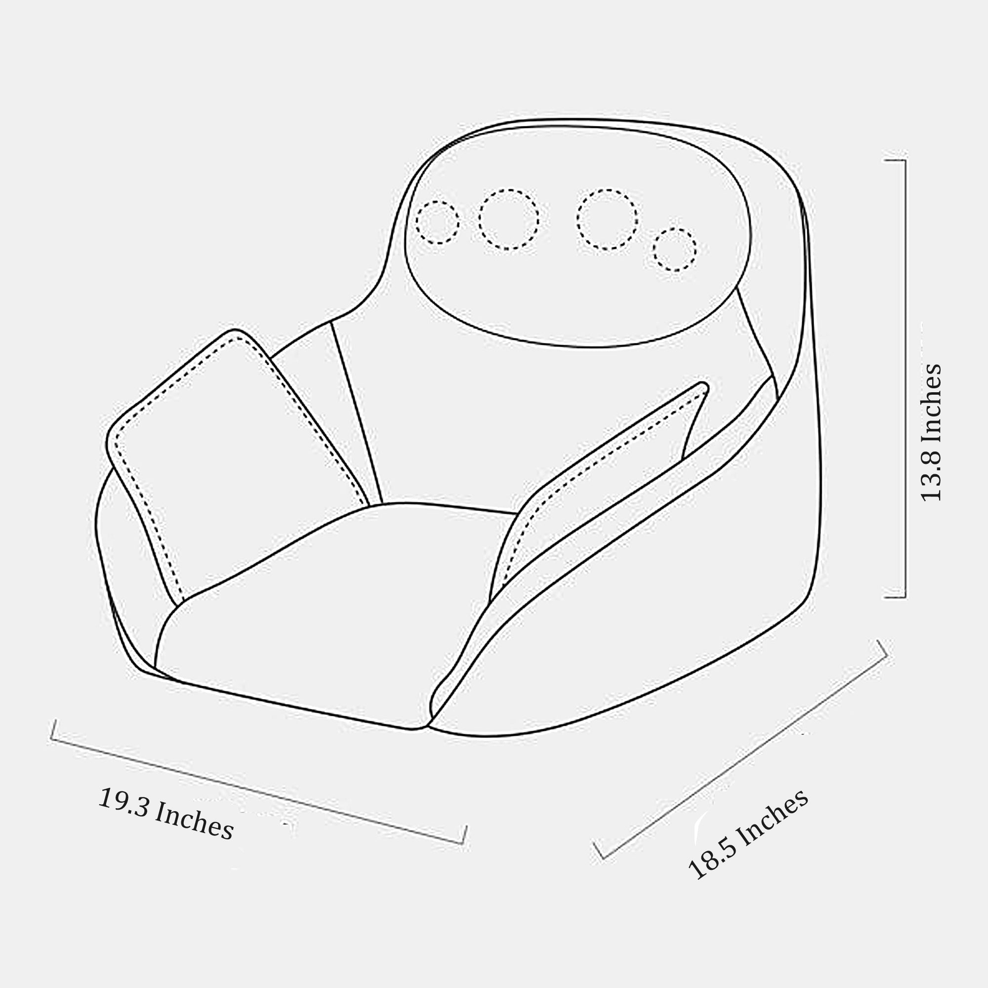 THERMA TEK HEATED MASSAGE CHAIR with Full Body Shiatsu - Electric Recliner for Home & Office Use - Perfect for Back Pain Relief & Relaxation