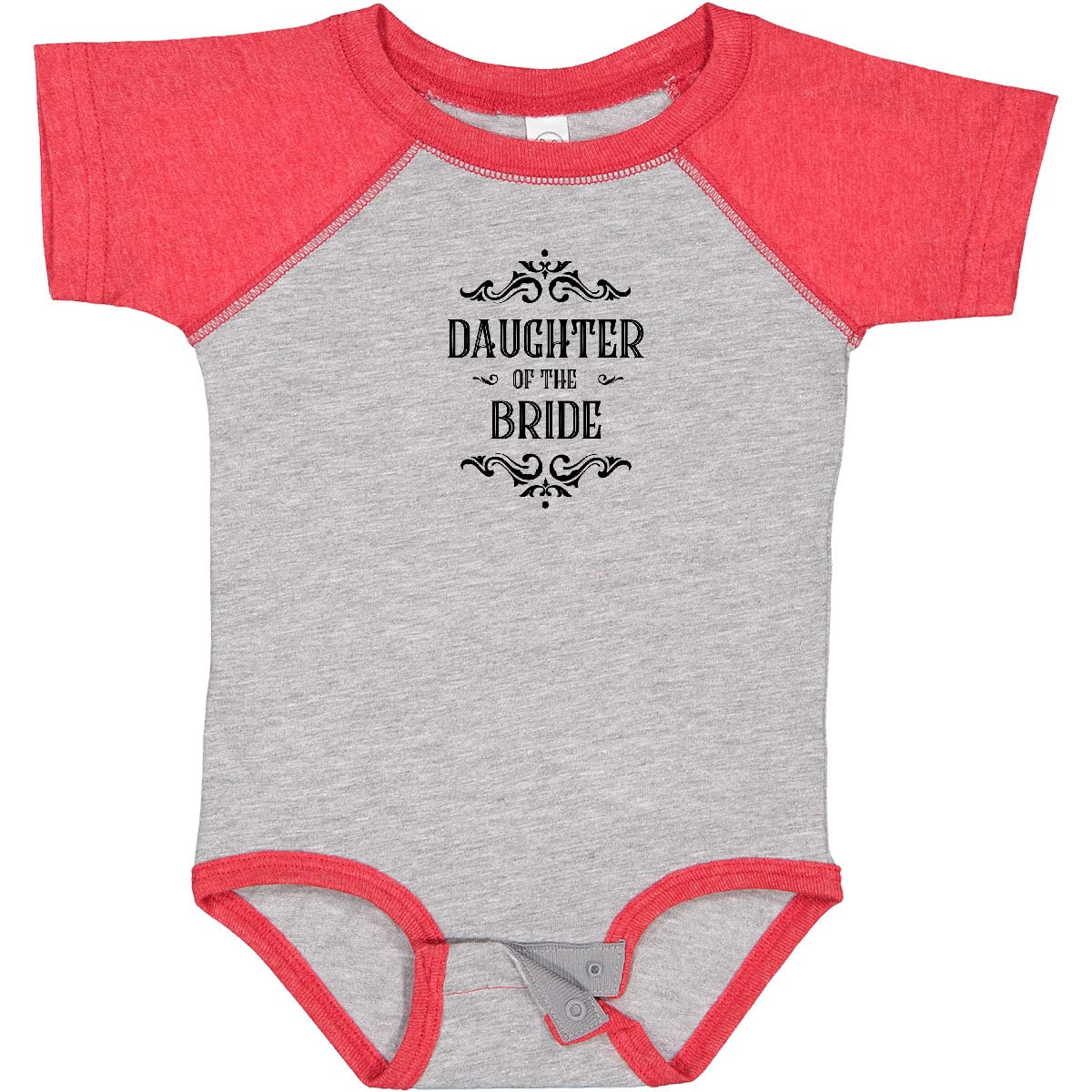 Inktastic Daughter of The Bride Baby Bodysuit - Cute Flower Girl Outfit for Weddings, Baby Showers & Special Occasions