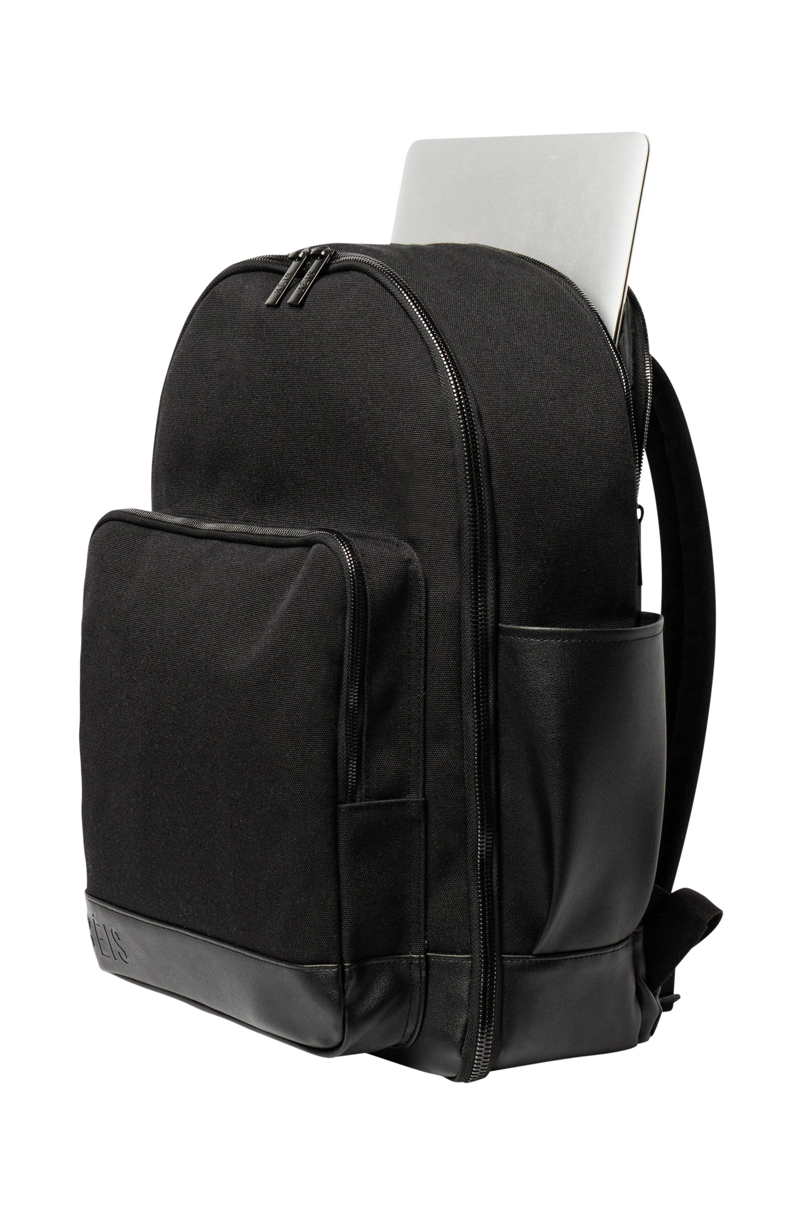 Best Travel Backpack for Men & Women - Durable Waterproof Black Hiking Backpack for Outdoor Adventures, Airplane Carry-On & Daily Commute