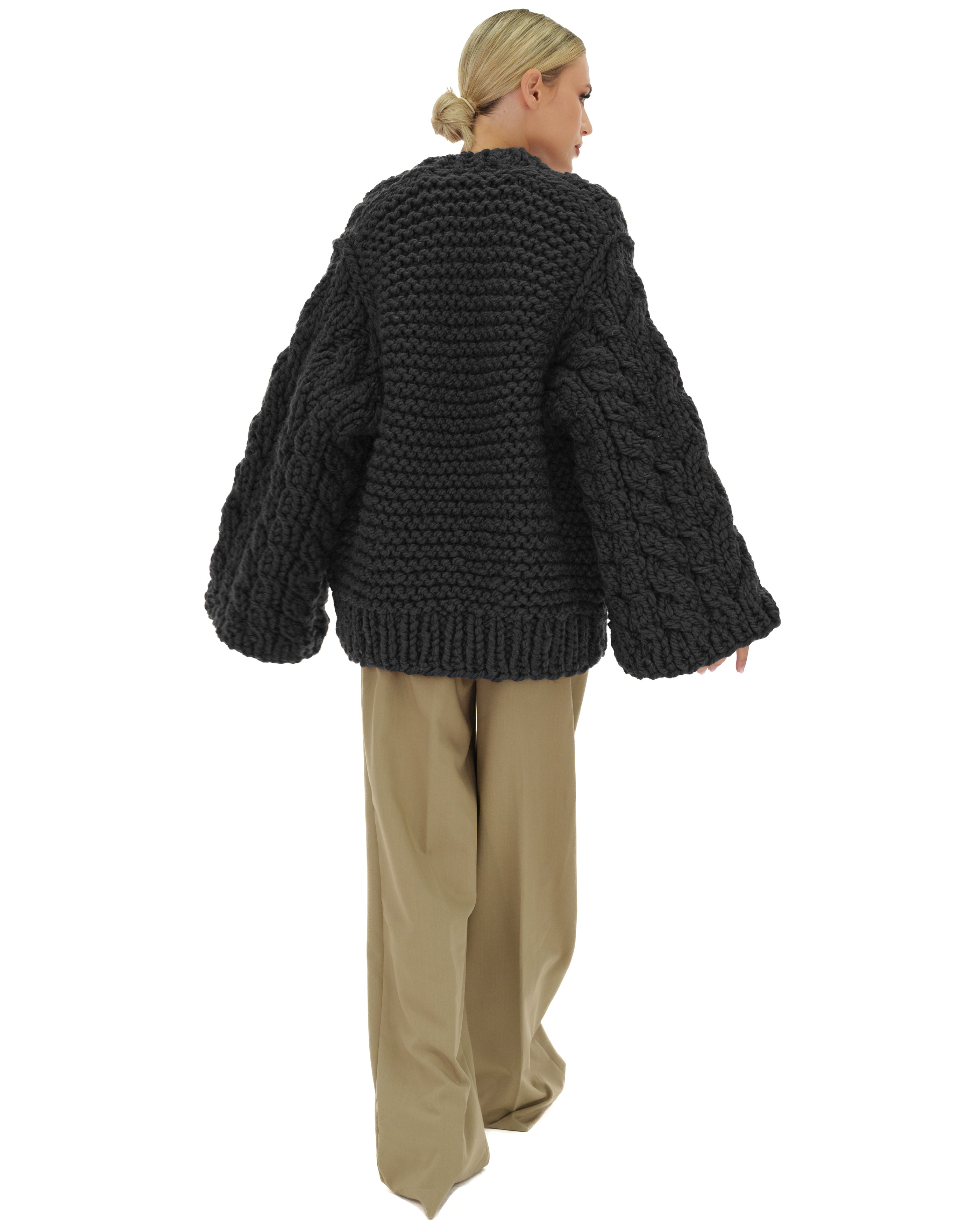 Cozy Cable Knit Cardigan Sweater for Women - Soft Chunky Knit Open Front Long Sleeve Wrap - Perfect for Fall, Winter & Layering Outfits