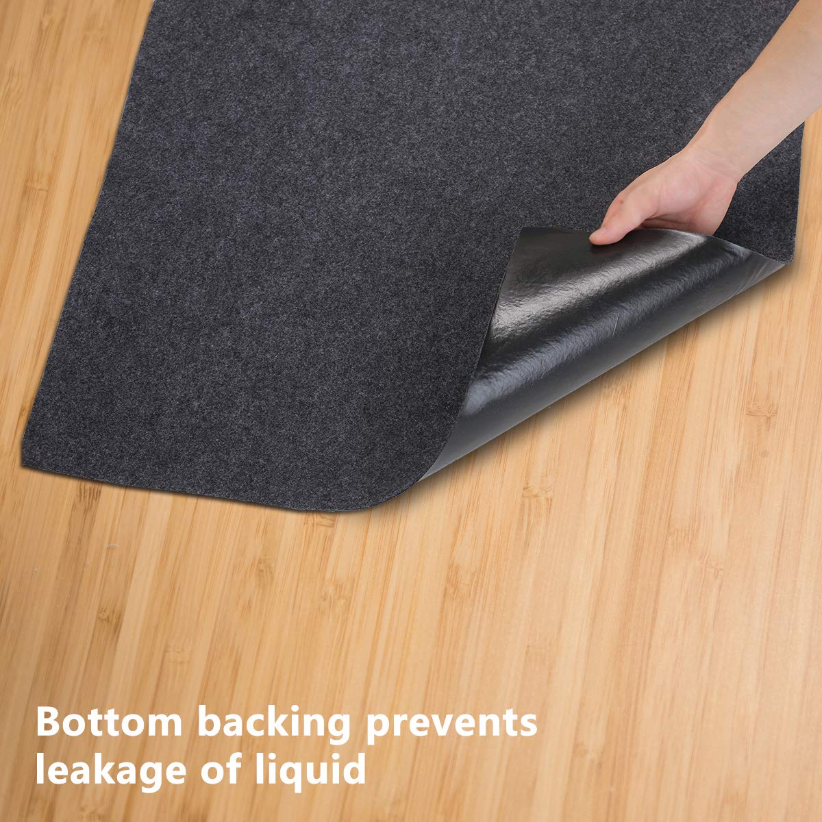 Humidifier Mat for Floor - Absorbent, Washable, Non-Slip Floor Protector (24