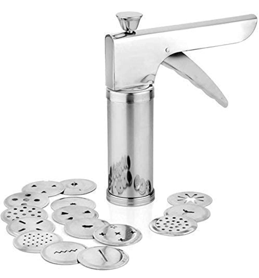Premium Stainless Steel Sev Chakli Maker - Murukku, Gathiya & Sevaiya Press Machine for Homemade Indian Snacks | Perfect for Diwali, Festivals & Family Gatherings