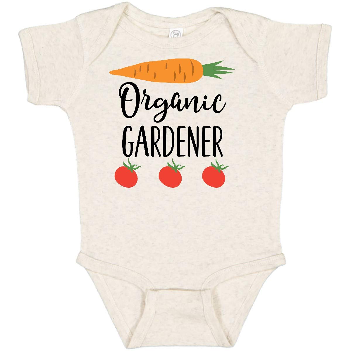 Inktastic Organic Gardener Baby Bodysuit - Cute Gardening Outfit for Infants & Toddlers - Perfect for Planting, Outdoor Activities & Nature Lovers
