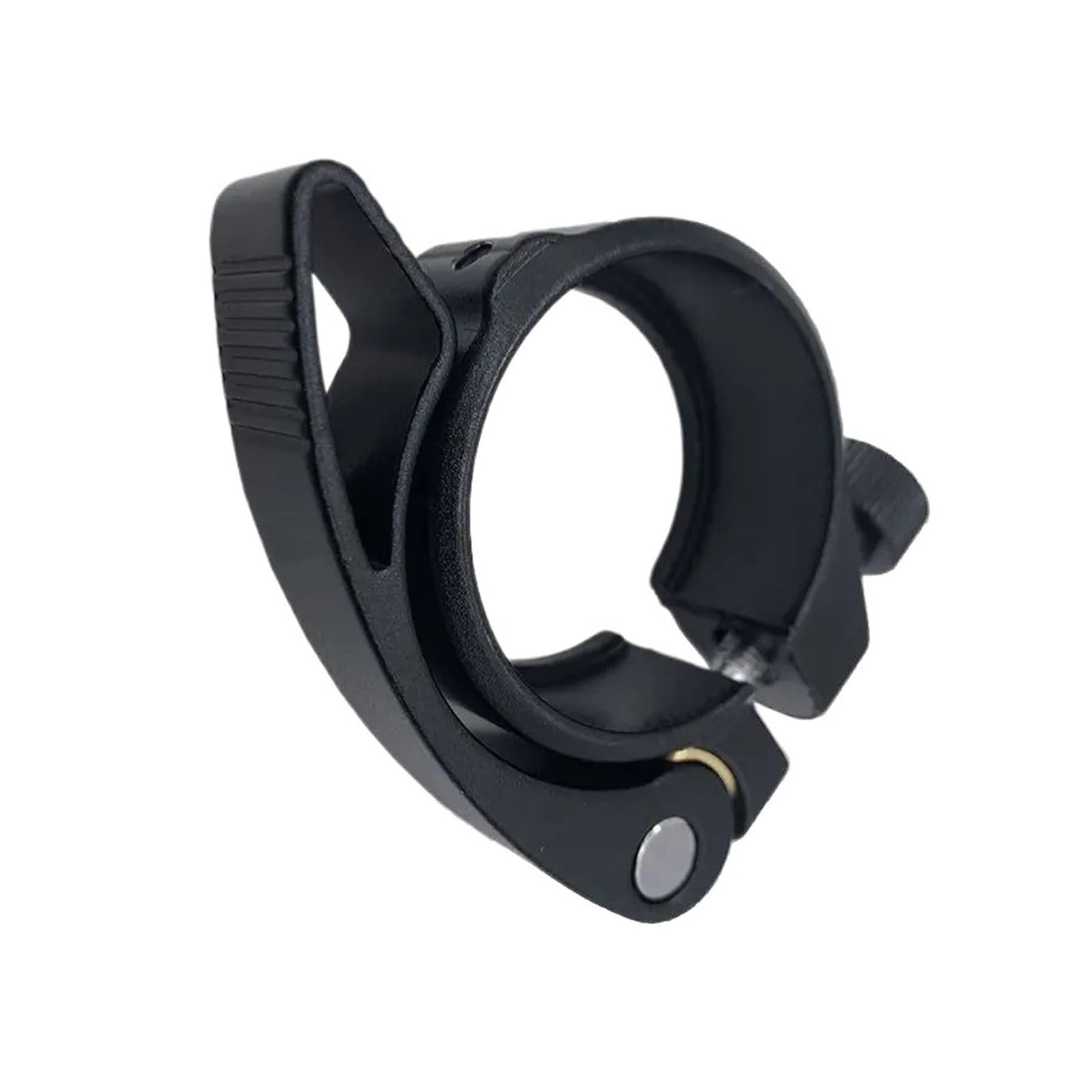 Quick Release Bike Seat Clamp 38.1mm/40mm/40.8mm - Adjustable Aluminum Alloy Seat Post Clamp for Cycling - Secure & Easy Height Adjustment (40.8mm Black) - Perfect for Mountain Bikes, Road Bikes & Commuter Bicycles