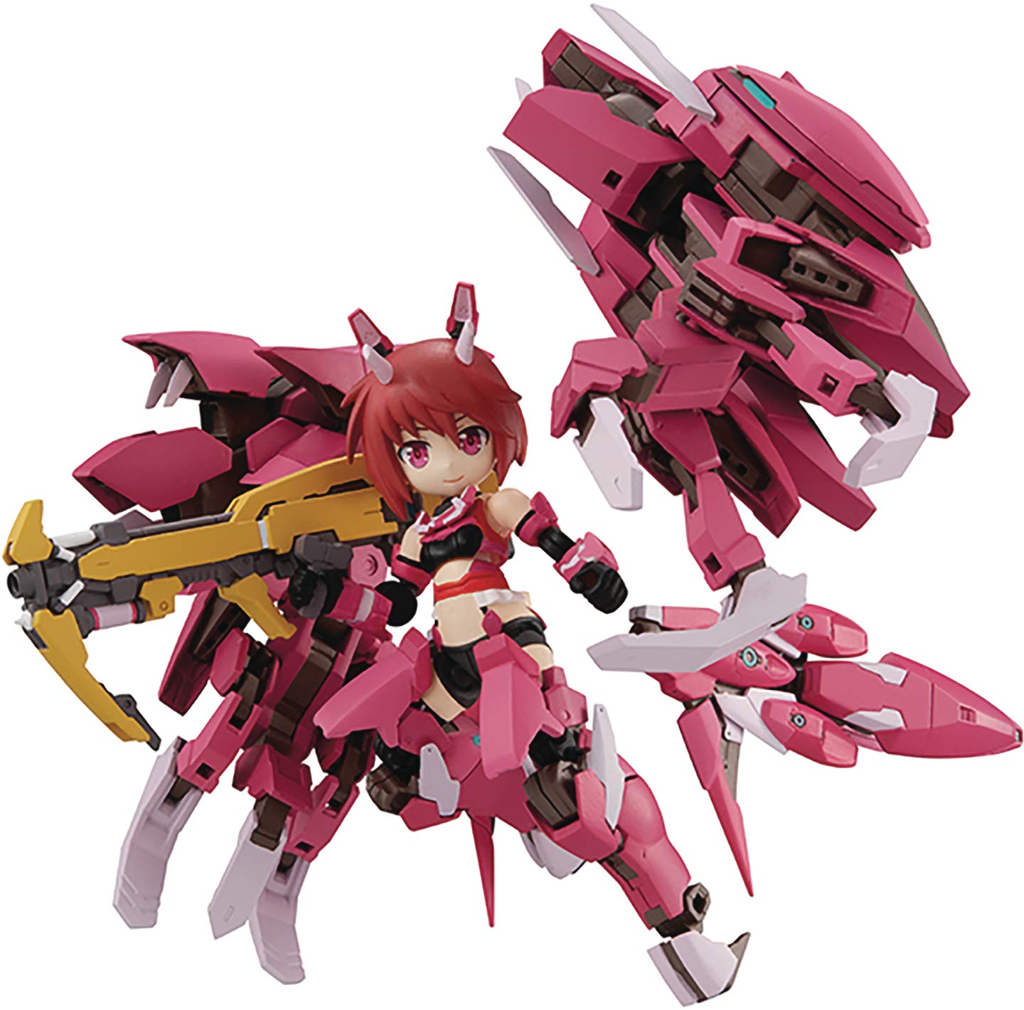 Megahouse Desktop Army Alice Gear Aegis HIMUKAI RIN Action Figure - Multiple Colors - Collectible Anime Model for Display & Gaming Enthusiasts