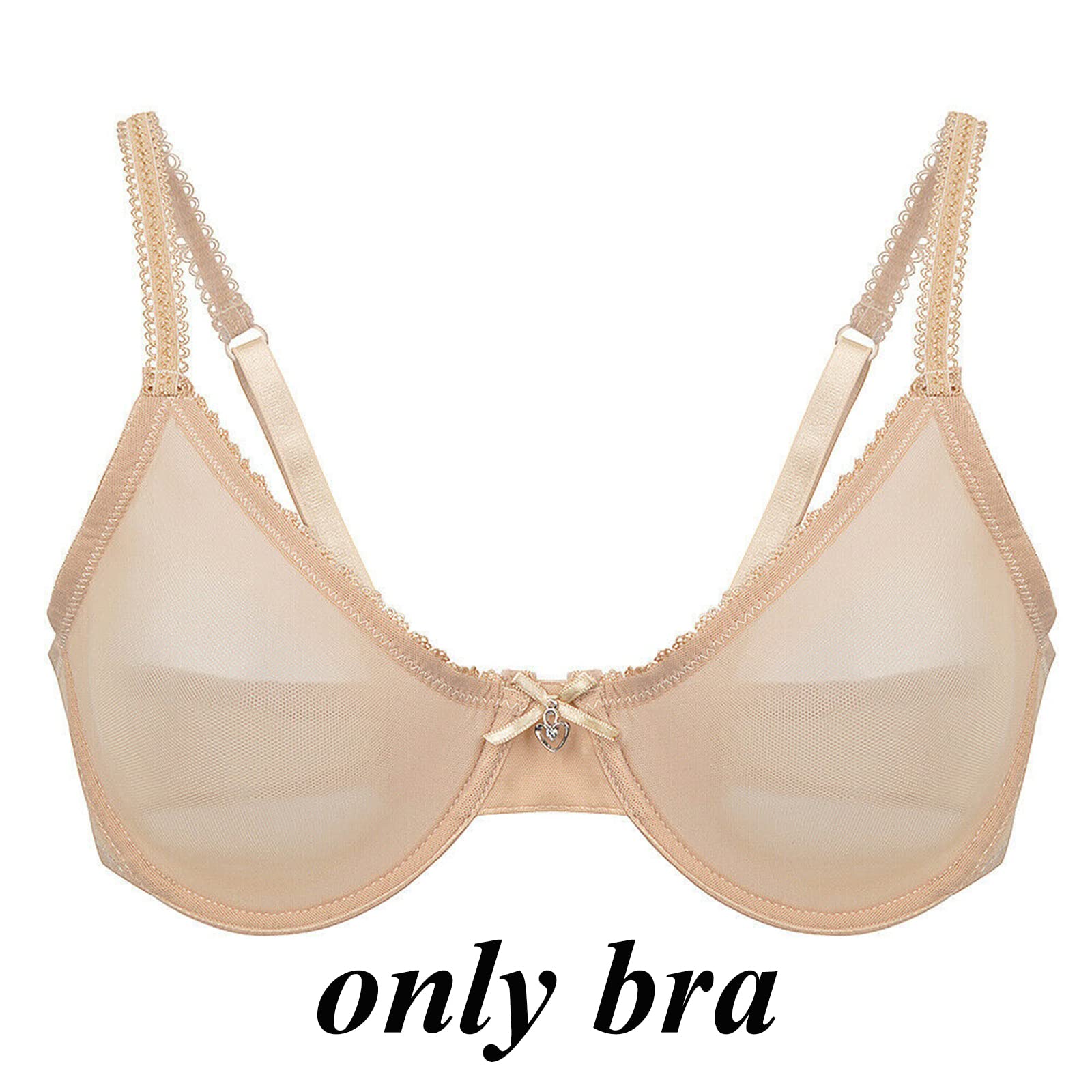 Sheer See Through Bras and Panties Set - Unlined Mesh Lingerie for Women Plus Size | Comfortable & Sexy Lace Underwear for Everyday Wear & Special Occasions
