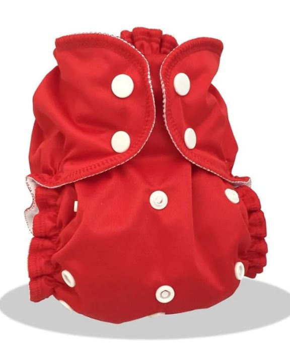 Apple Cheeks Cloth Diaper Cover One Size (6-35 lbs) - Soft, Breathable & Waterproof Reusable Diaper for Babies - Perfect for Daycare, Travel & Eco-Friendly Parenting