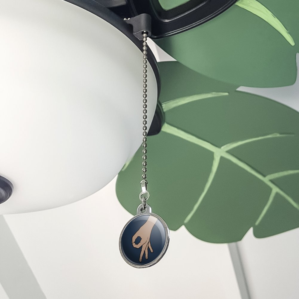 GRAPHICS & MORE The Circle Game Ceiling Fan and Light Pull Chain - Decorative Fan Accessory for Bedroom, Living Room & Patio