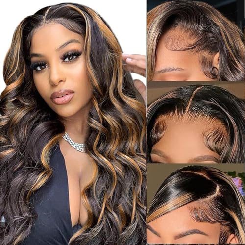 1B/30 Highlight Body Wave 13x6 Wig