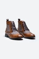 Cavani Men's Jones Boots - Premium Leather Ankle Boots for Men | Comfortable & Stylish Casual & Work Boots | Perfect for Outdoor, Office & Everyday Wear