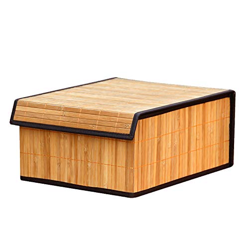 3-Pack Bamboo Round Wicker Laundry Hampers - Foldable Clothes Storage Baskets & Organizers for Bedroom, Bathroom, or Dorm - Eco-Friendly Woven Bin Set for Dirty Clothes & Towels