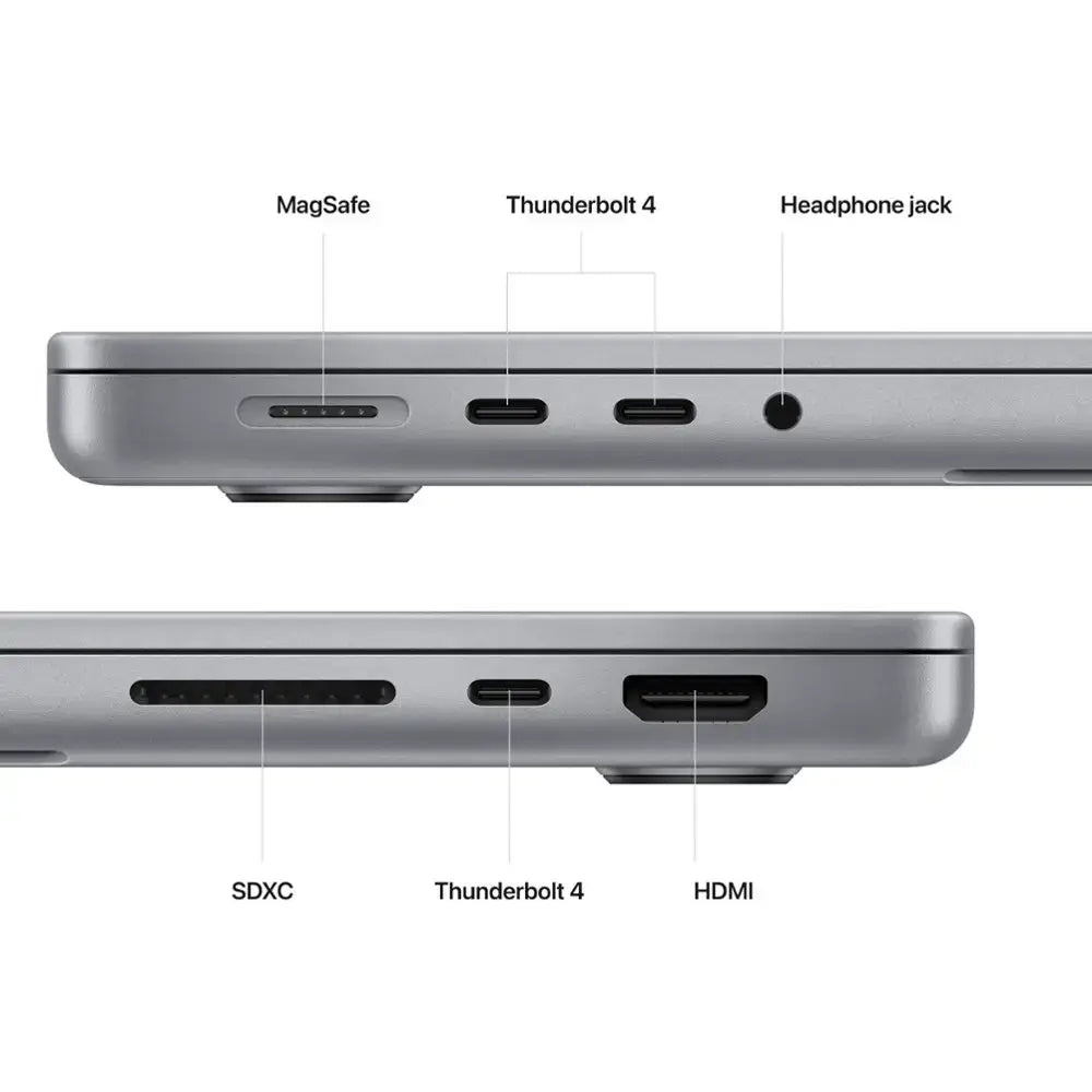 2021 Apple MacBook Pro 16 inch Laptop - M1 Pro Chip 10-Core CPU & 16-Core GPU, 16GB RAM, 2TB SSD Storage, Space Gray | for Graphic Design, Video Editing & Professional Work