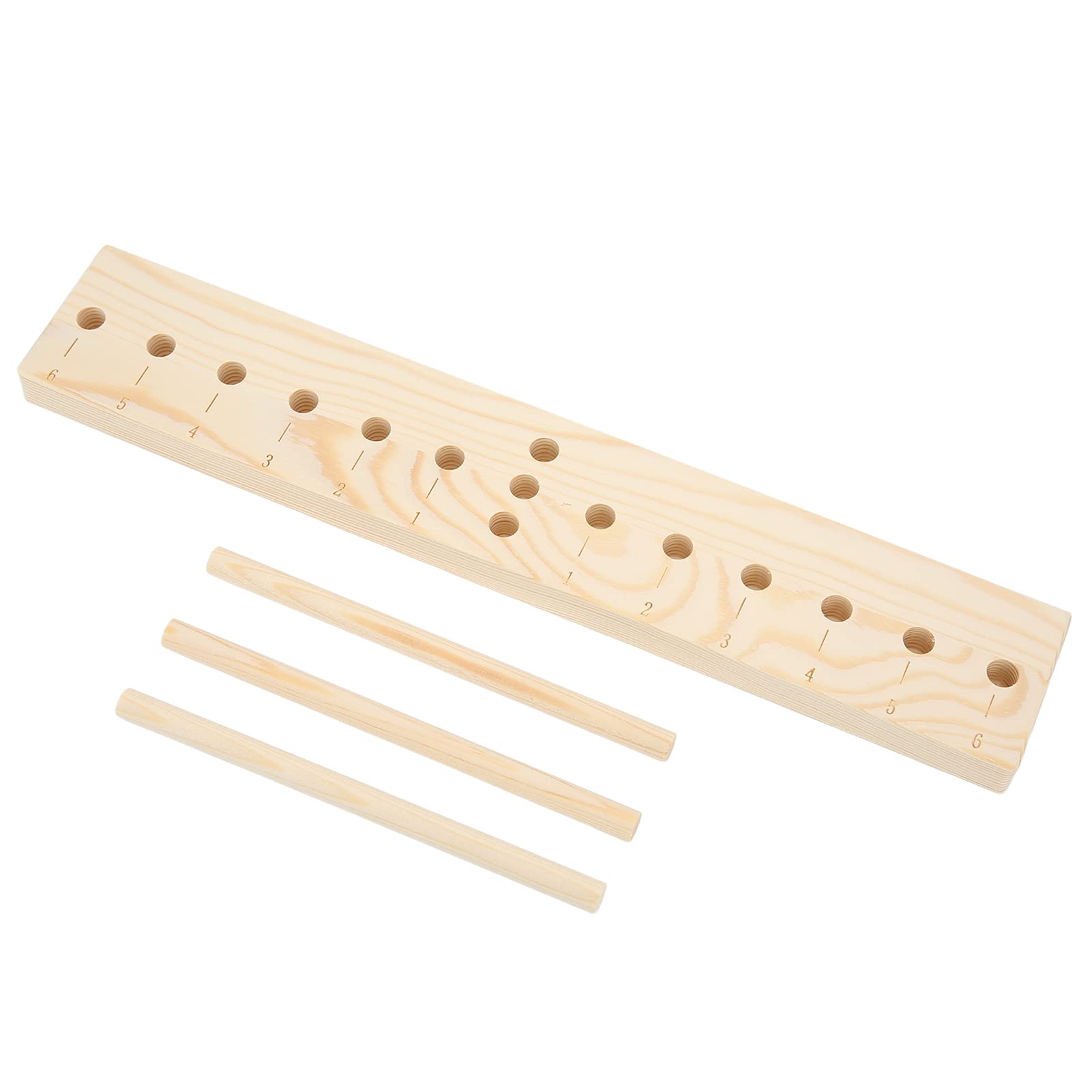 Yuehuamech Wooden Bow Maker Kit - Adjustable DIY Ribbon Bow Tool for Hair Bows, Holiday Wreaths, Gift Wrapping & Crafting - Perfect for Christmas, Weddings, and Party Decorations