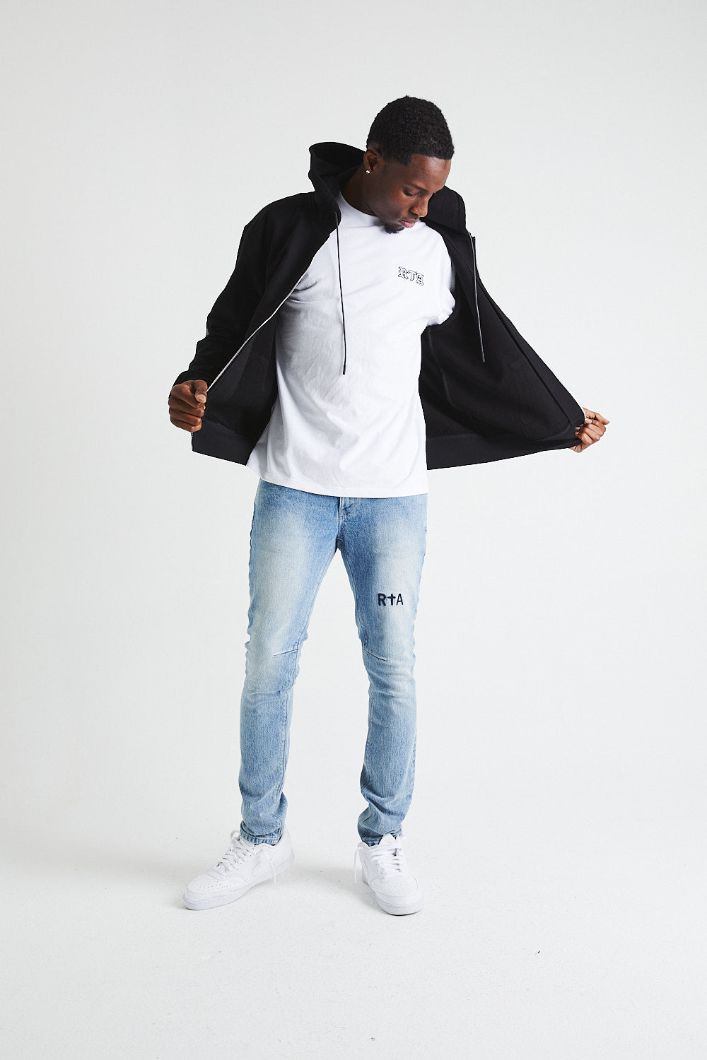 LIAM TEE | Gothic Style White T-Shirt for Men - Perfect for Casual Wear, Street Fashion, and Gothic Outfits
