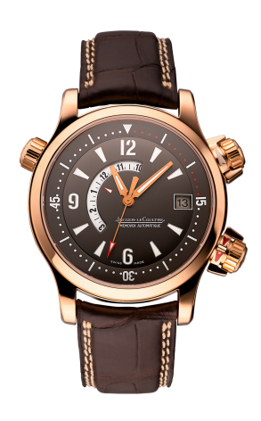 Jaeger-LeCoultre Master Compressor Alarm 18K Rose Gold Luxury Men's Watch - Perfect for Business, Formal Events & Collectors