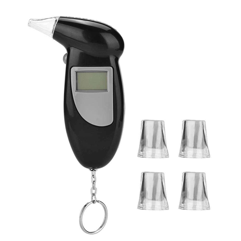 Professional Breathalyzer Alcohol Tester with LCD Screen - Accurate BAC Analyzer for Personal & Law Enforcement Use | Portable Breath Alcohol Detector for Workplace, DUI Checkpoints & Home Safety