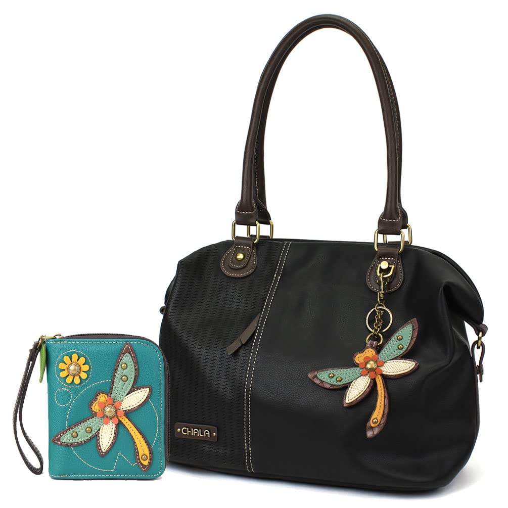 CHALA Laser Cut Handbags for Women - Stylish Tote & Shoulder Purse with Matching Wallet Set (Perfect Gift for Birthday, Mother's Day & Daily Use)