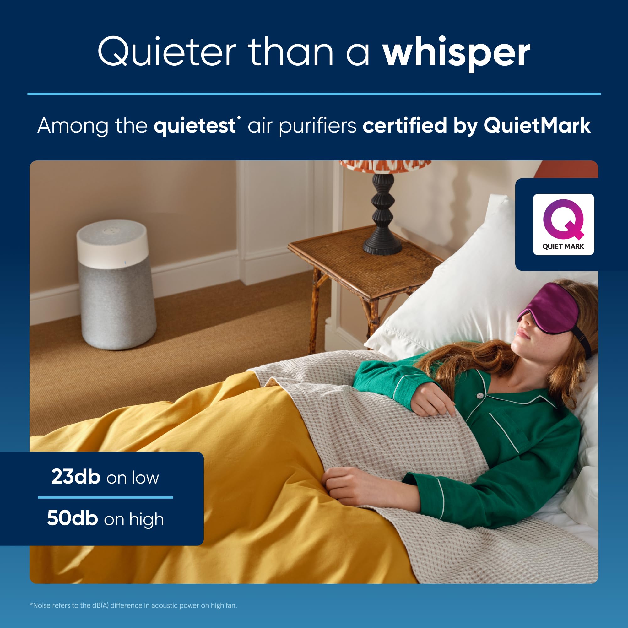 Blue Pure 311i Max HEPASilent Smart Air Purifier for Medium Rooms (Up to 1,858 sqft) - Removes Allergens, Dust, Mold, Smoke & Viruses - Ideal for Bedroom, Kitchen, Home & Pet Owners - Perfect for Allergy Relief & Cleaner Air While Sleeping or Cooking