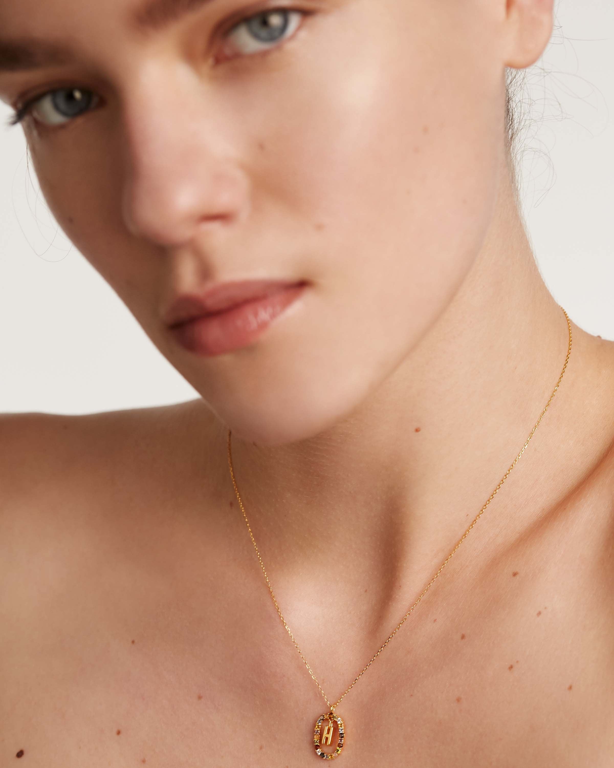 Letter H Necklace - Personalized Initial Pendant for Women & Girls - Elegant Gold & Silver Alphabet Jewelry for Gifts, Birthdays, Anniversaries | Perfect for Layering, Everyday Wear & Special Occasions