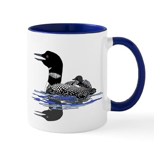 White/Navy Inside - Calling Loon Mug