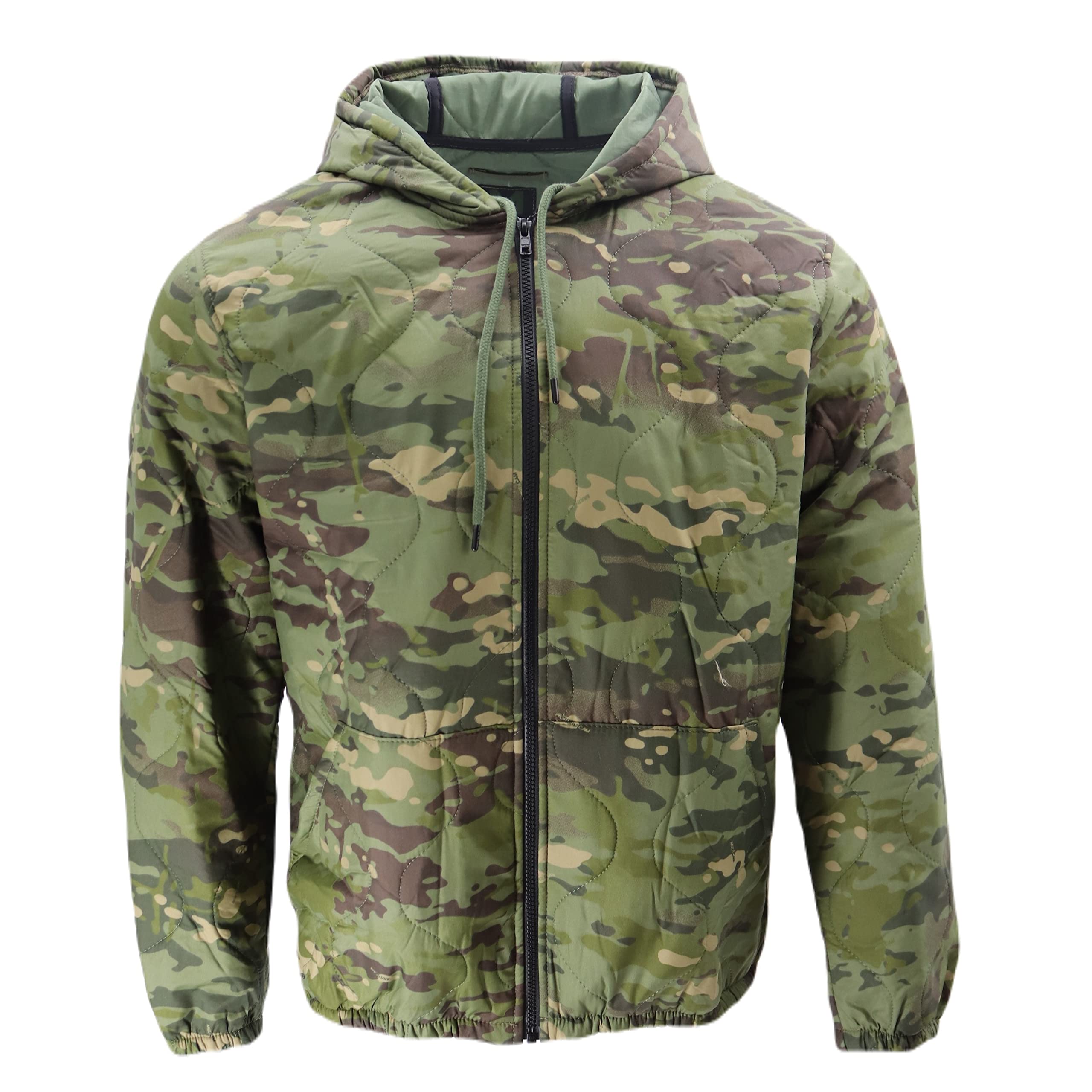 McGuire Gear Patriot Lightweight Woobie Hoodie - Authentic Multicam Fabric with DWR Coating - Made in USA - Perfect for Outdoor Adventures, Camping & Military Use
