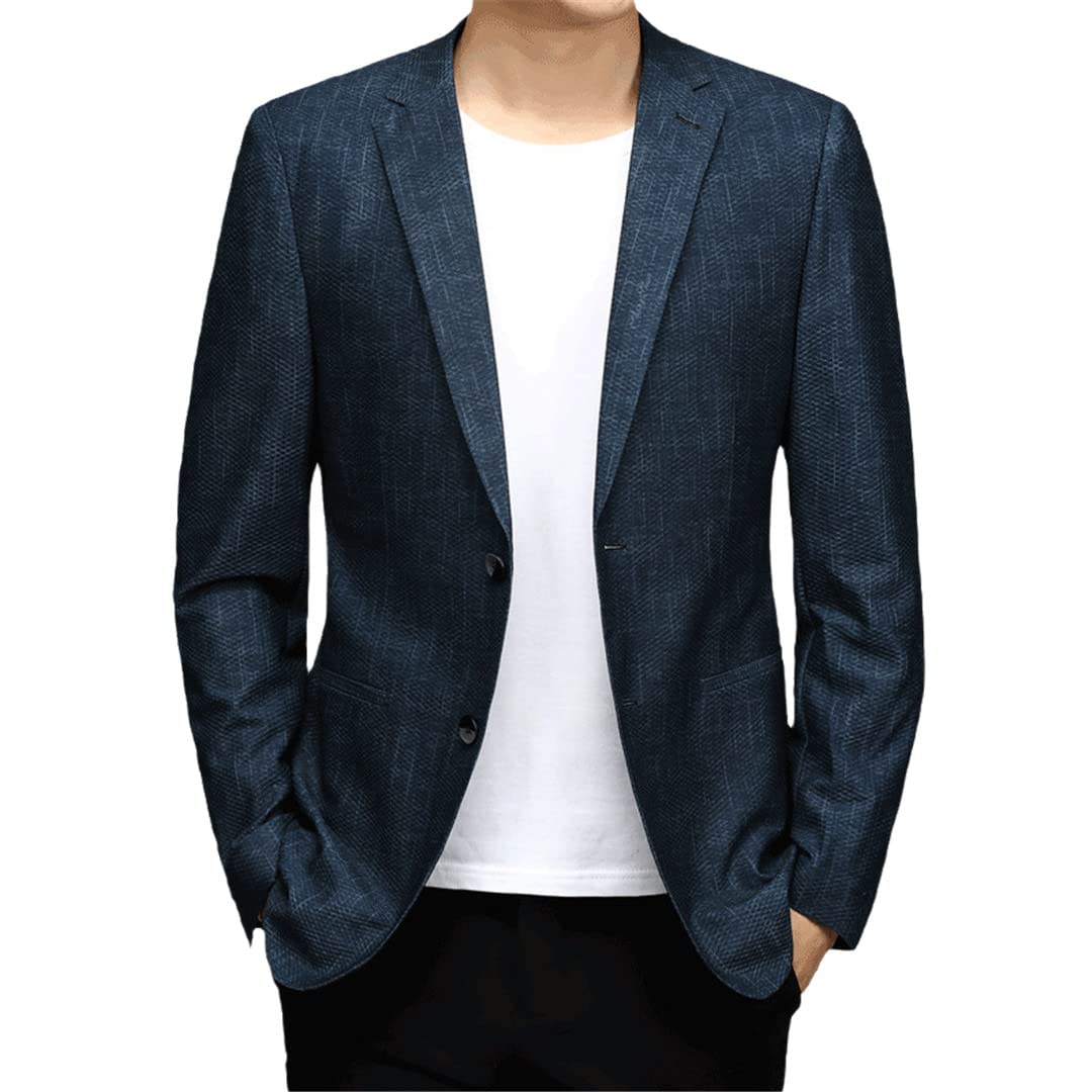 Men's Slim Fit Casual Blazer Jacket - Lightweight Spring Office Suit Jacket for Business, Weddings & Formal Events