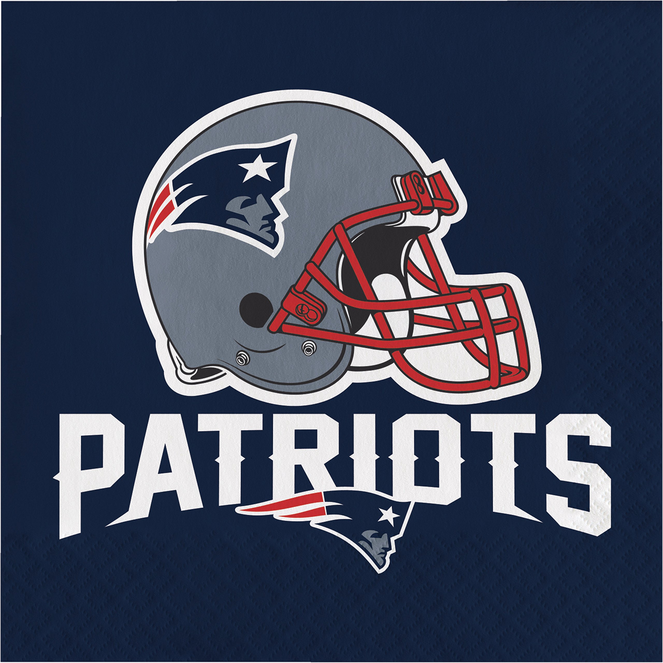 New England Patriots Themed Paper Napkins - 48 Count, Premium Quality for Game Day Parties, BBQs, and Tailgating
