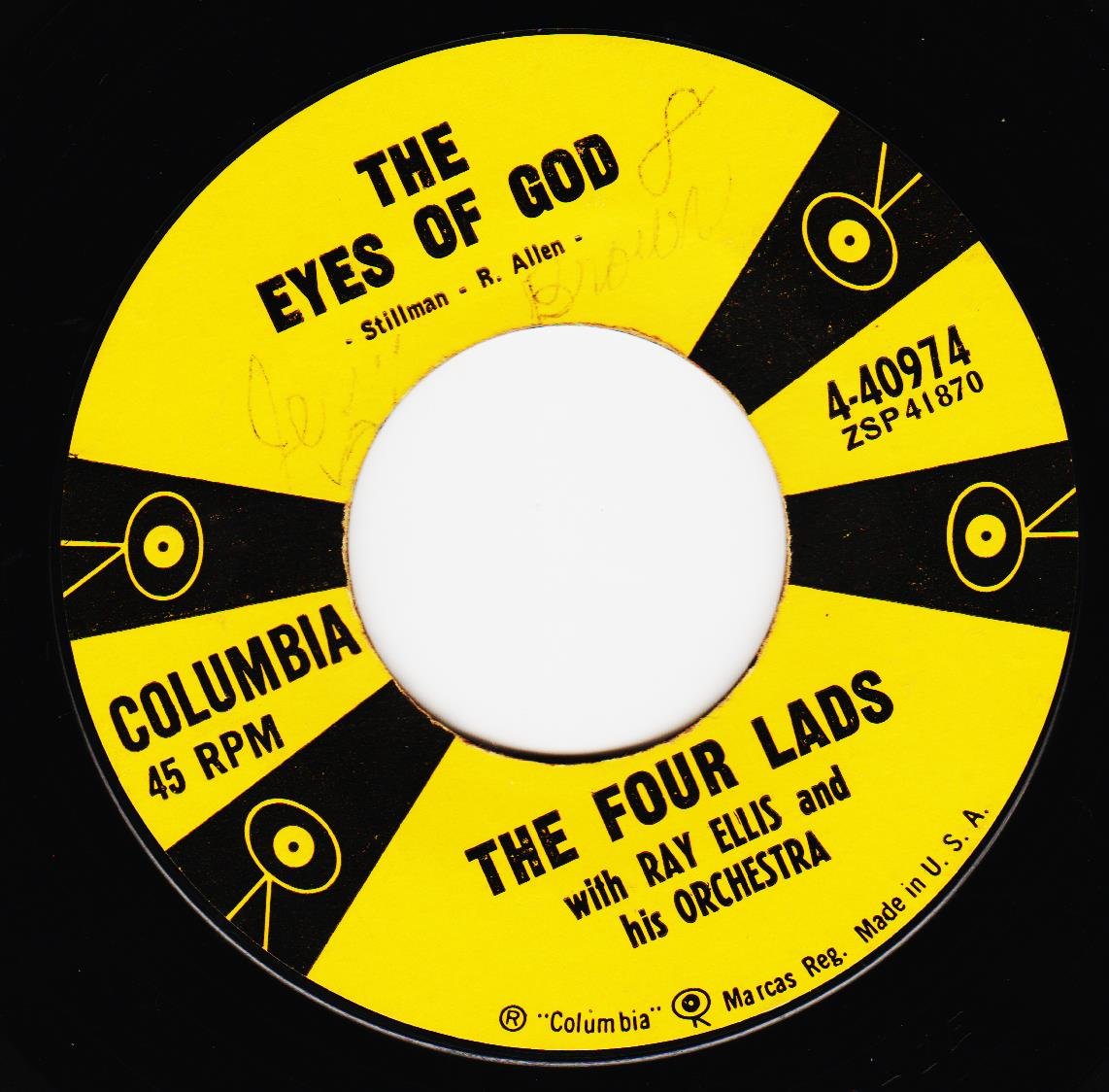 THE EYES OF GOD / HIS INVISIBLE HAND (45/7