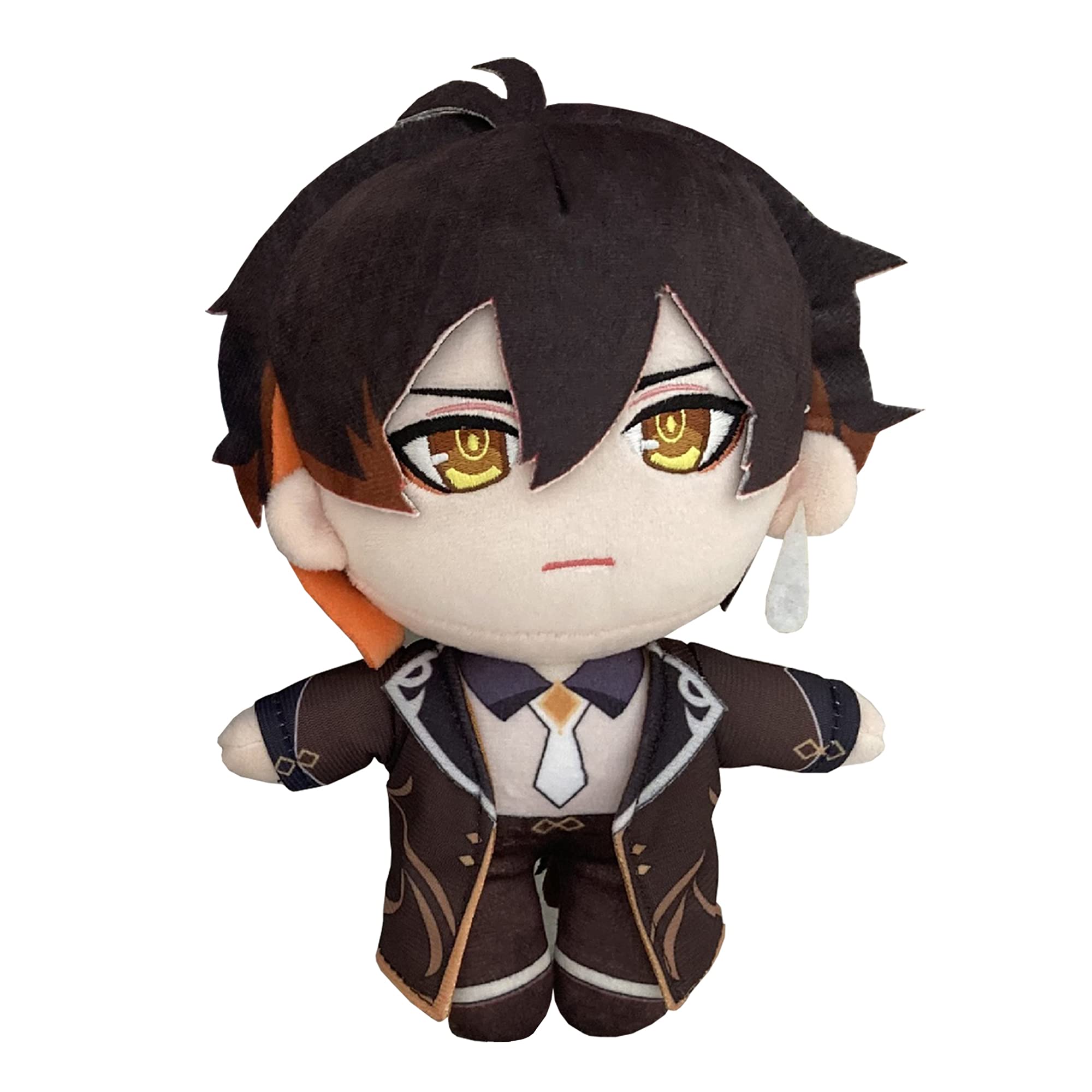 Oismys Zhong Li Xiao Plush Doll - 8inch Soft Stuffed Animal Toy, Cute Anime Game Character Gift for Boys & Girls - Perfect for Bedroom Decor, Birthday Presents & Cosplay Accessories