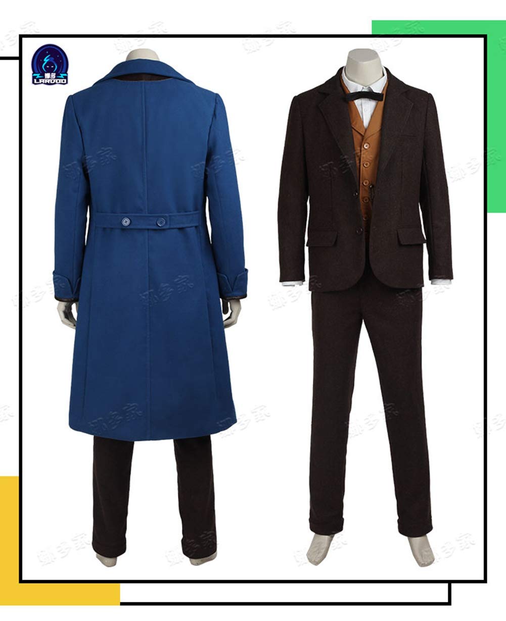 Newt Scamander Cosplay Costume Full Set - Fantastic Beasts Anime Outfit for Halloween, Christmas & Cosplay Parties | Perfect for Conventions, Themed Events & Dress-Up