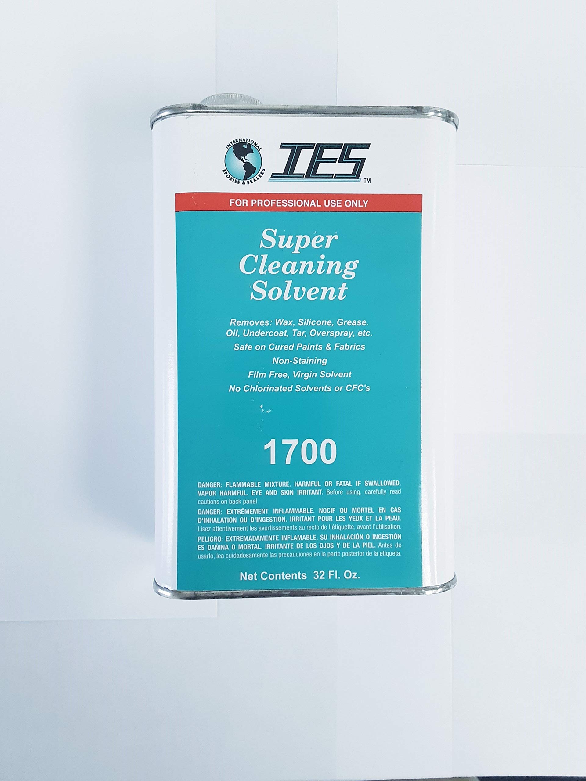 IES #1700 Super Cleaning Solvent 32oz (3-Pack) - Heavy-Duty Degreaser for Automotive, Industrial & Home Use - Removes Grease, Oil & Stubborn Stains