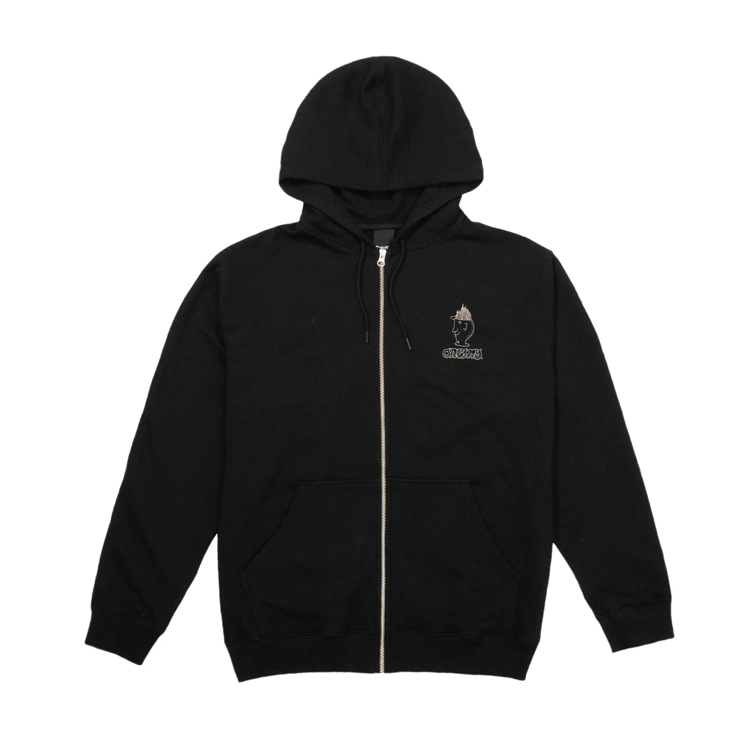 Only NY Astral Traveling Zip Up Hoodie - Black | Men's & Women's Casual Streetwear | Perfect for Travel, Gym & Everyday Wear