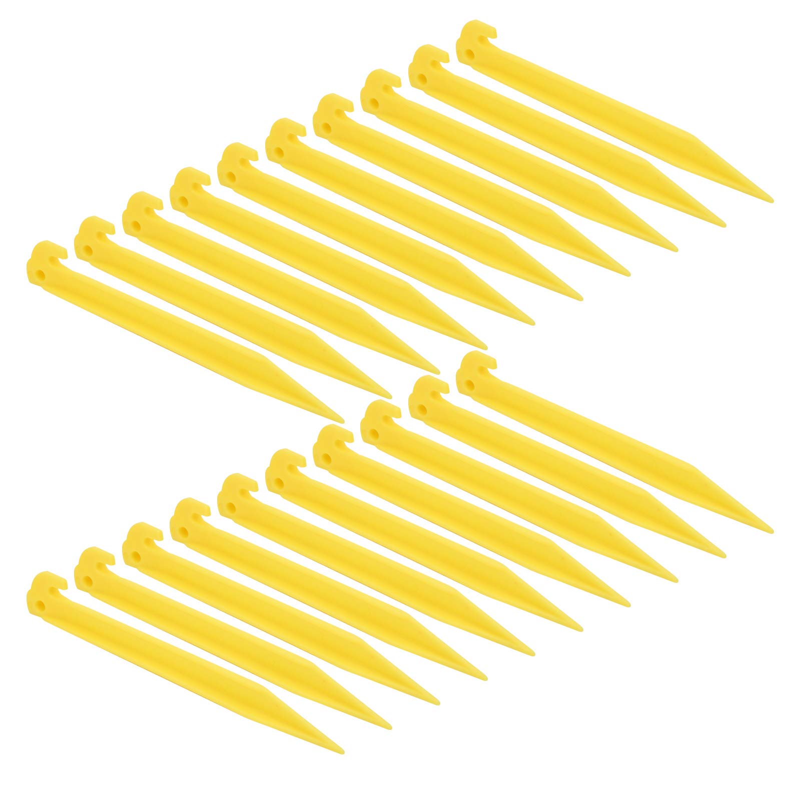 Yangsense Heavy Duty 9'' Ground Stakes - Extra Strong Tent Stakes for Sand, Garden & Outdoor Camping | Perfect for Securing Tents, Tarps, Canopies & Beach Umbrellas