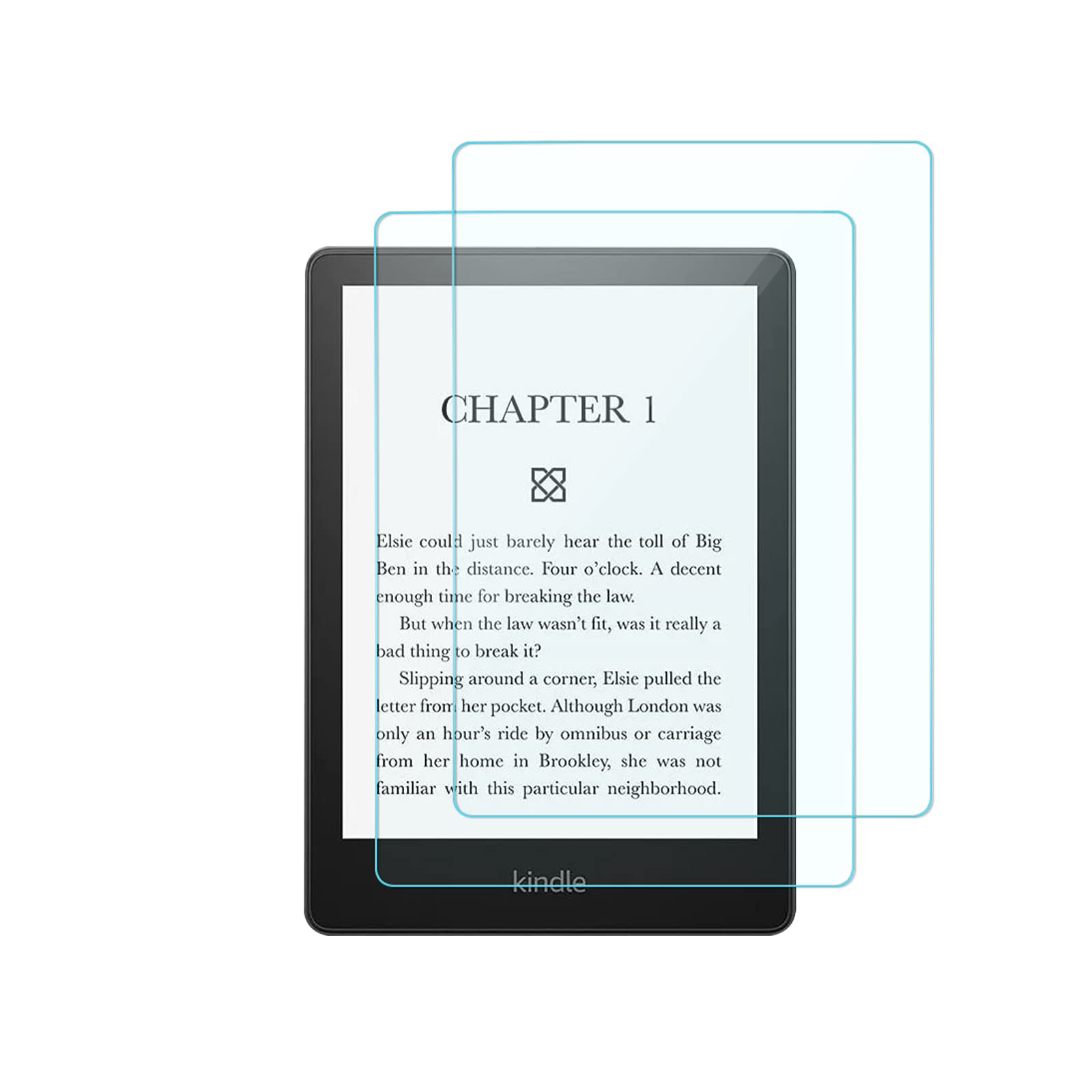2 Pack Anti Blue Light Screen Protector for Kindle Paperwhite 11th Gen - Scratch Resistant for Reading Comfort
