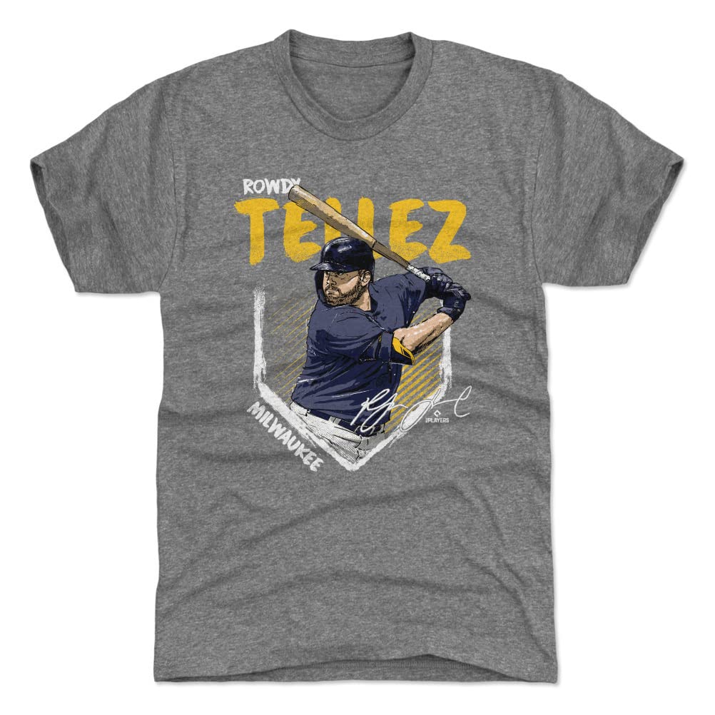 Rowdy Tellez Milwaukee Brewers Baseball T-Shirt for Men - Soft Cotton Fan Jersey Tee - Perfect for Game Day, Sports Events & Casual Wear