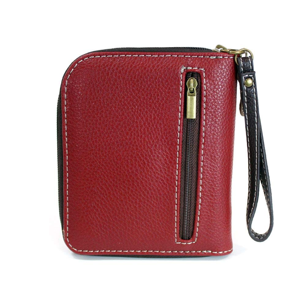 Chala Handbags Raccoon Print Zip-Around Wristlet Wallet - Stylish & Compact Clutch for Women, Perfect for Parties, Travel & Everyday Use
