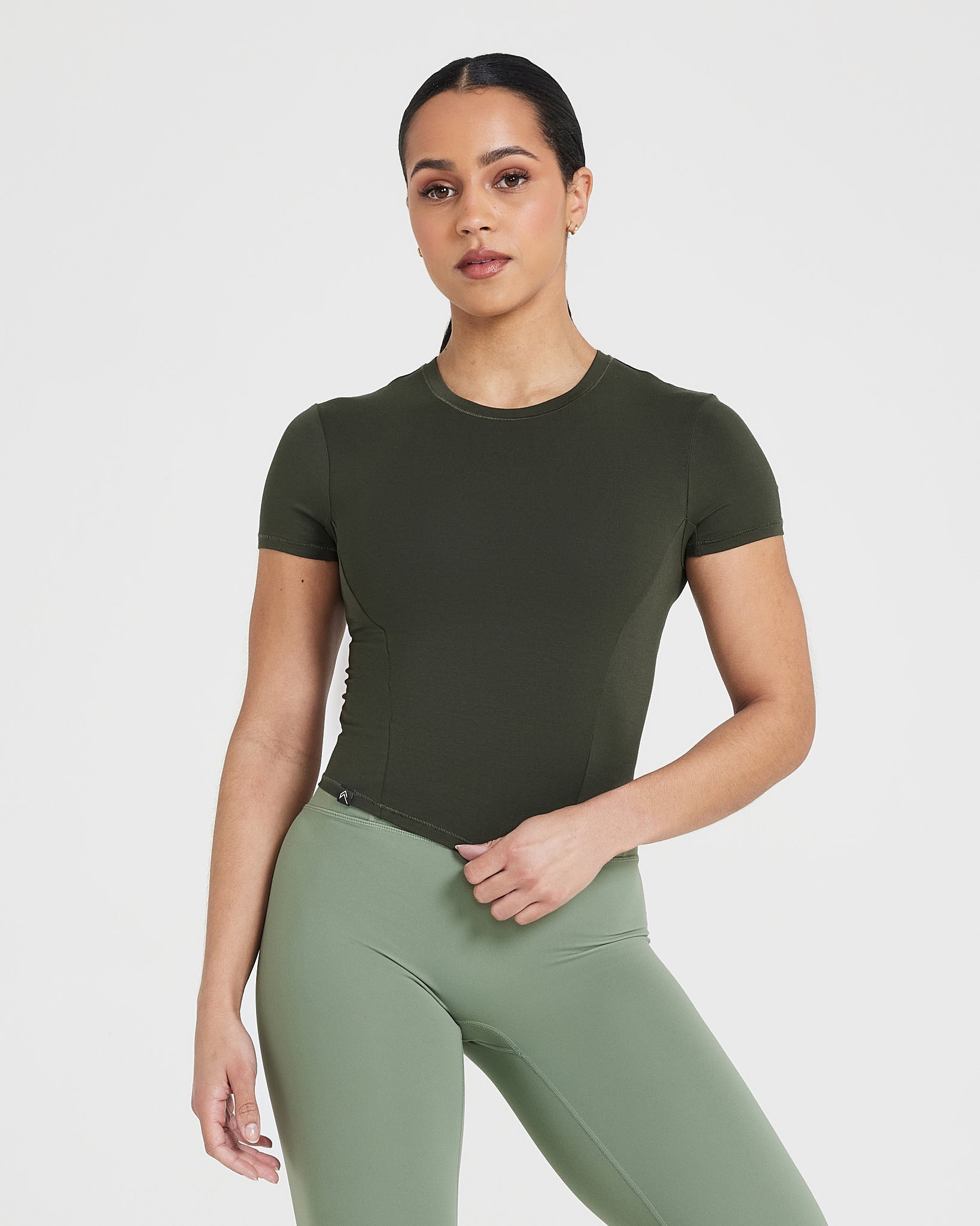 Mellow™ Soft Mid Short Sleeve T-Shirt for Men | Comfortable Cotton Casual Tee | Perfect for Everyday Wear, Gym & Outdoor Activities (Khaki)