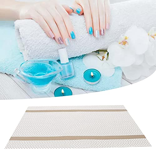 Professional Nail Hand Rest Pad - Stylish White Nail Art Table Cushion for Salon Display & Training - Perfect for Manicures, Pedicures & Nail Art Practice