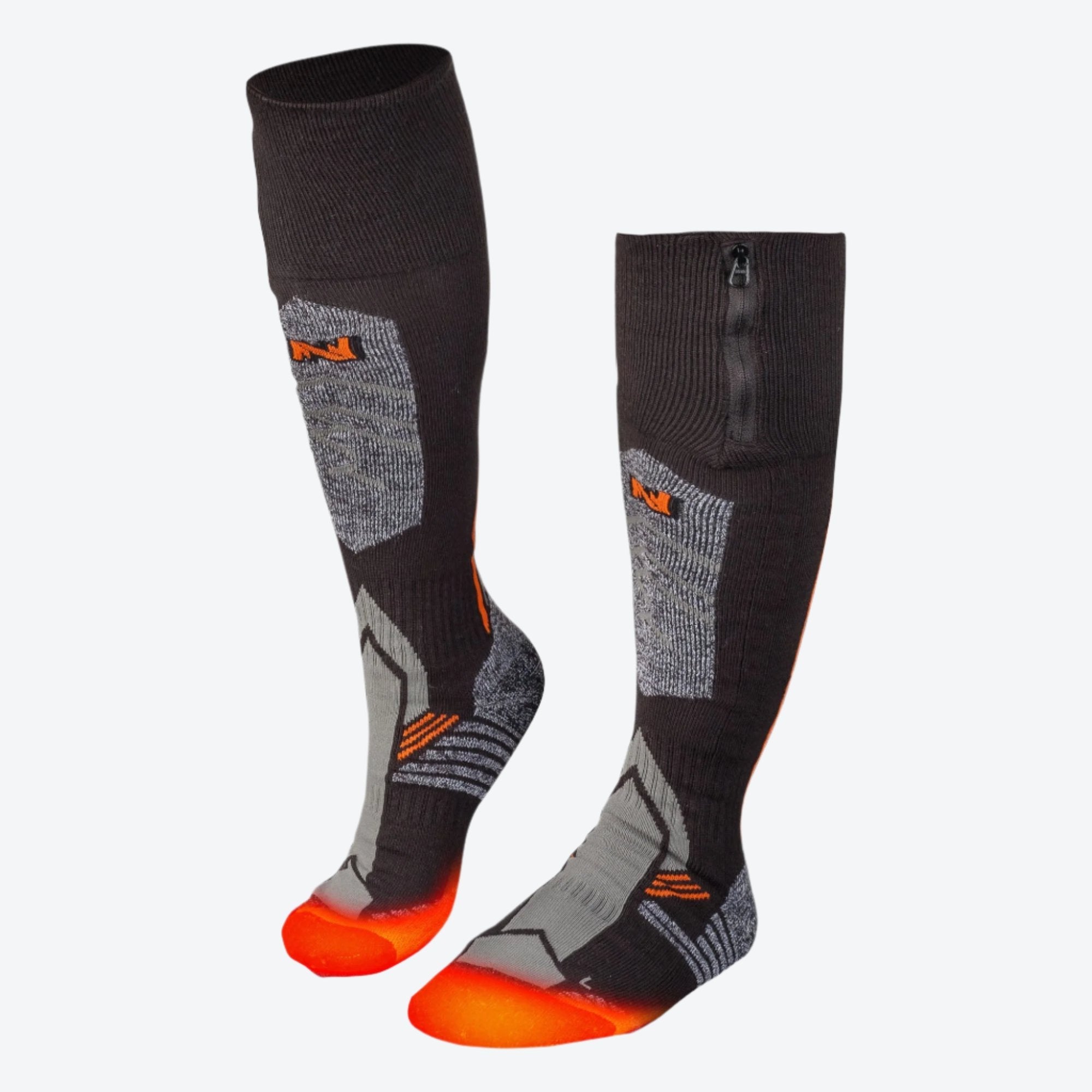 Pro Compression Heated Ski Socks for Men & Women - Thermal Winter Socks for Skiing, Snowboarding & Cold Weather Outdoor Activities
