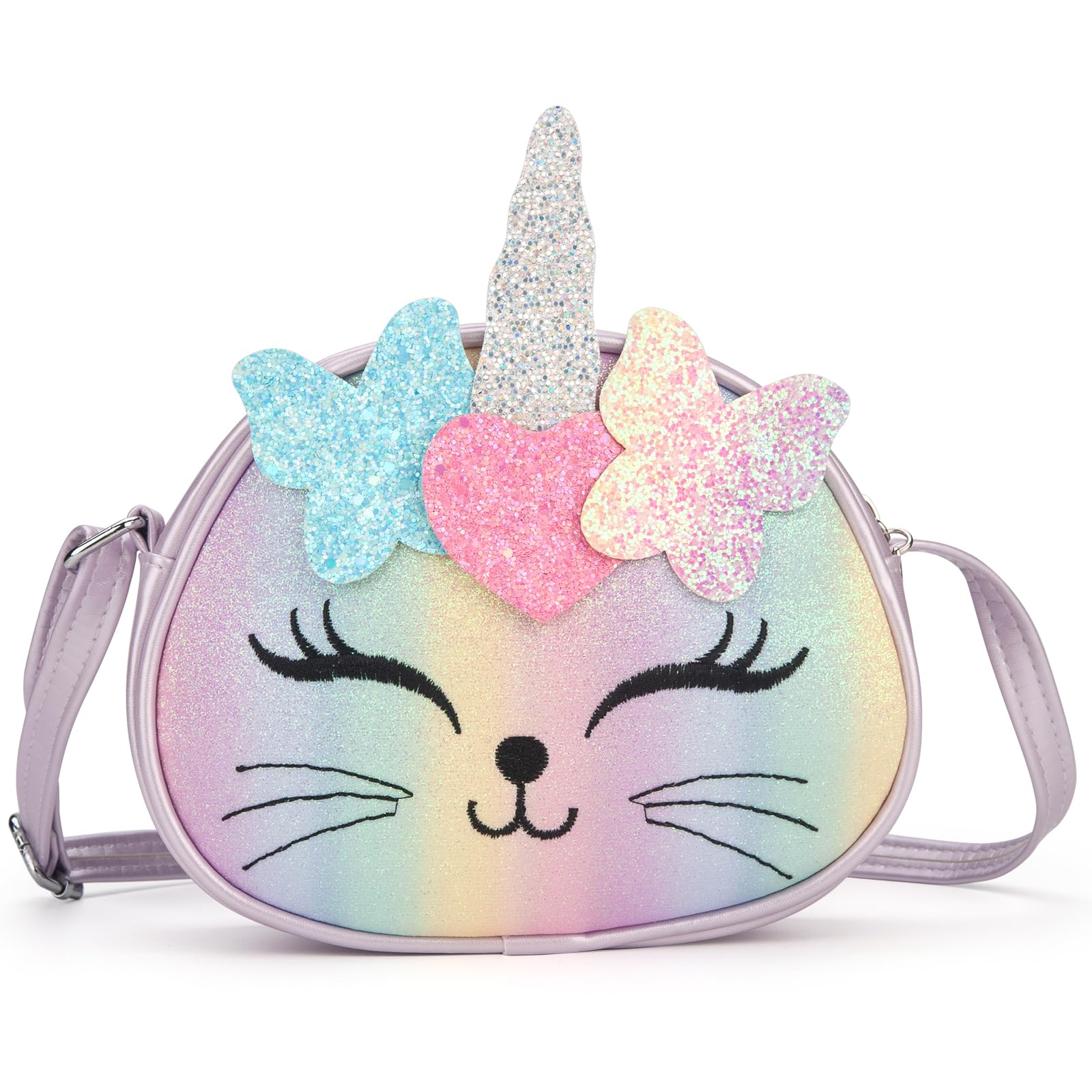 **Stylish Girls Crossbody Purse for Kids Age 2-12 | Cute Little Girl Handbag | Trendy Bags for Girls | Perfect Christmas Gift for Girls | School, Party & Travel Accessory**