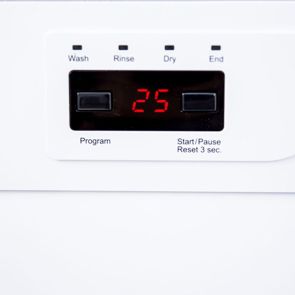 Avanti 24 Inch Built-In Dishwasher - DWF24V0W White Energy Star Rated for Small Kitchens & Apartments
