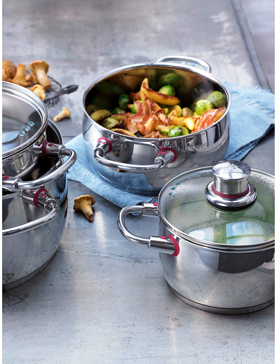 WMF 774206380 Premium 20cm Saucepan with Cool+ Lid - Perfect for Induction Cooking & Professional Kitchens